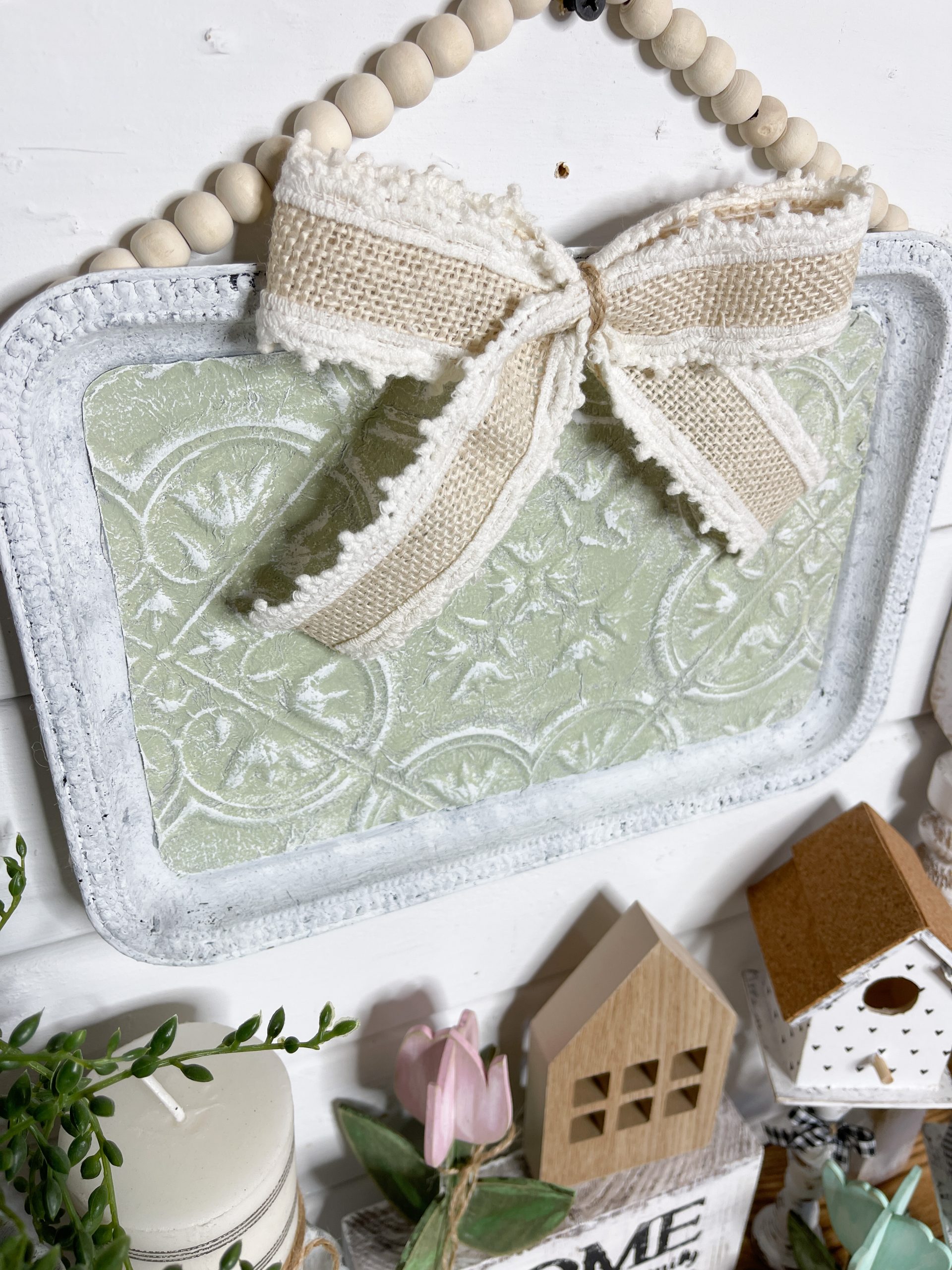 DIY Decorative Vintage Serving Trays