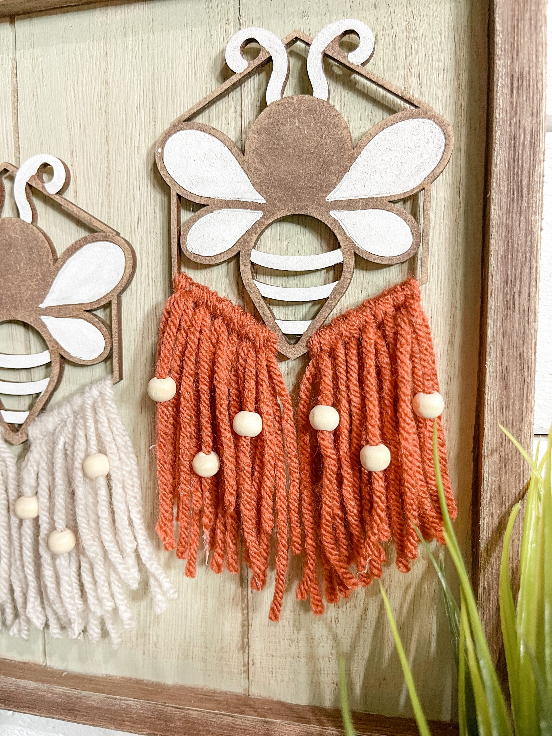 Bumblebee Macrame Farmhouse Decor