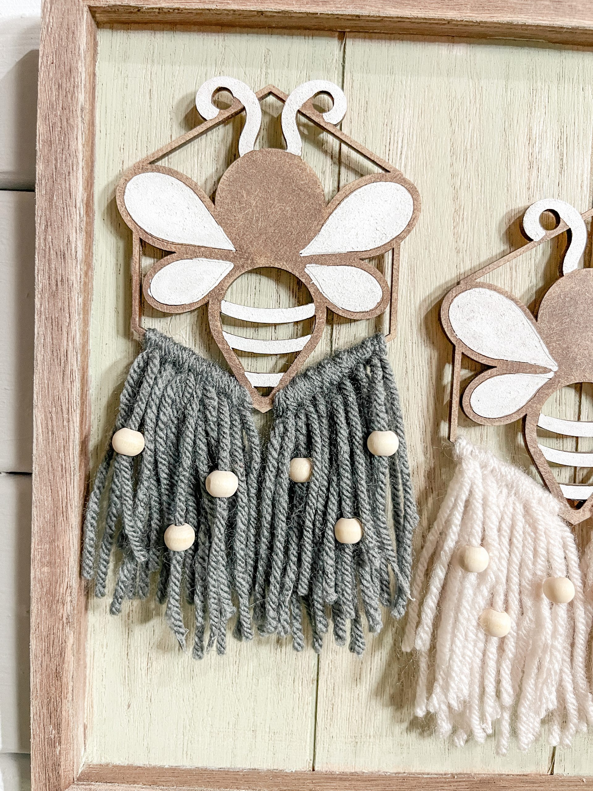 Bumblebee Macrame Farmhouse Decor