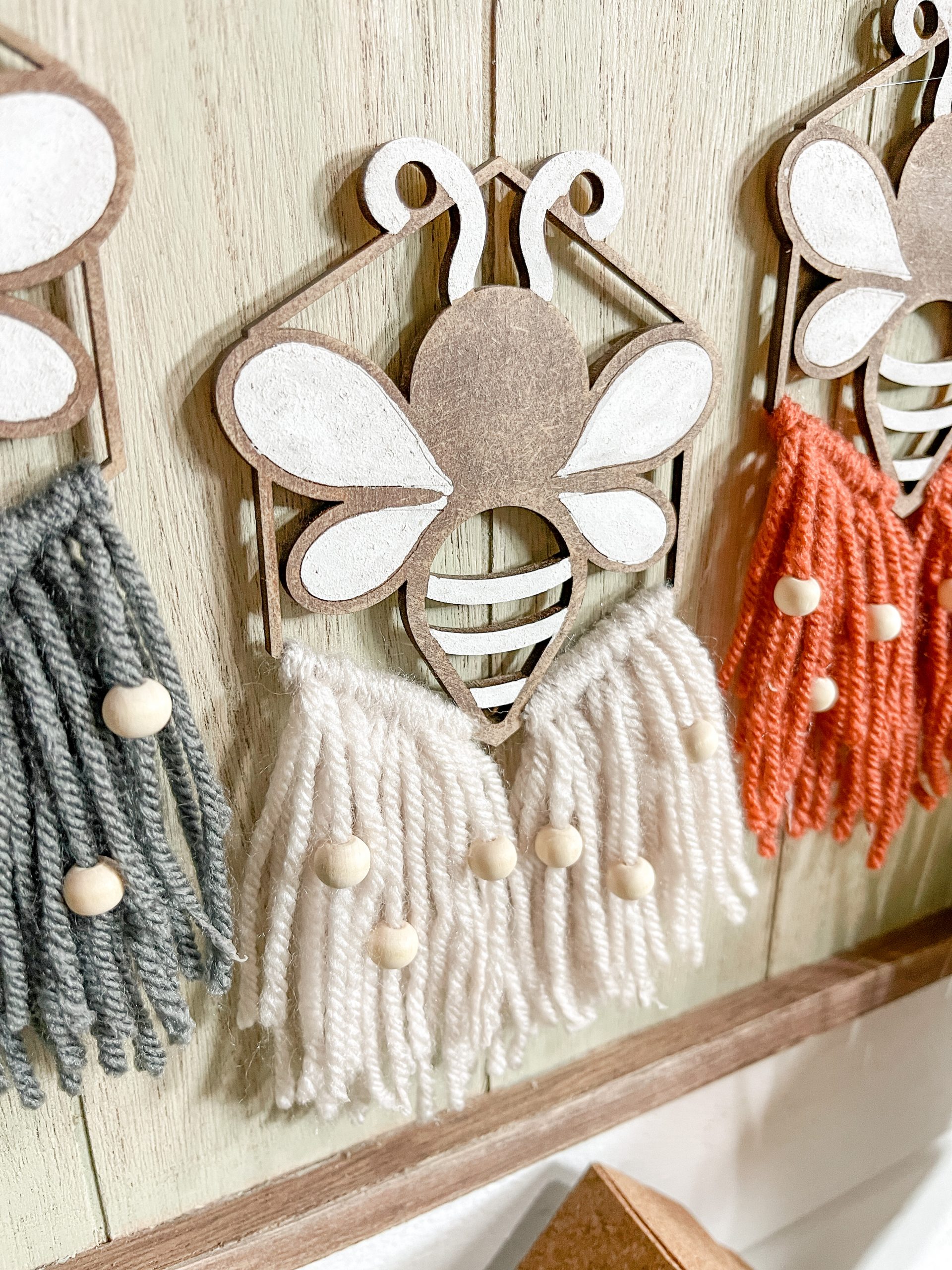 Bumblebee Macrame Farmhouse Decor