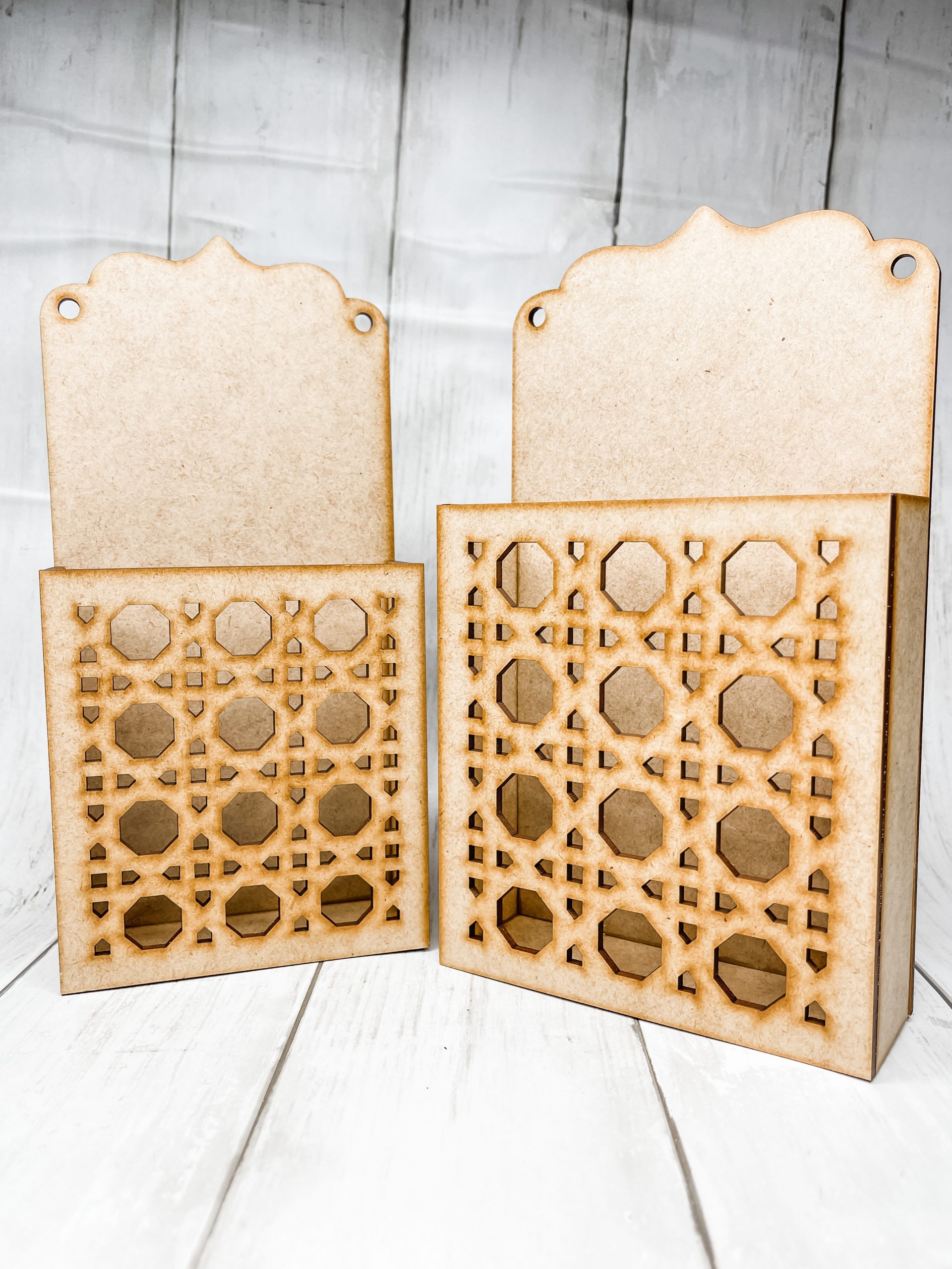 DIY Rattan Decor Boxes