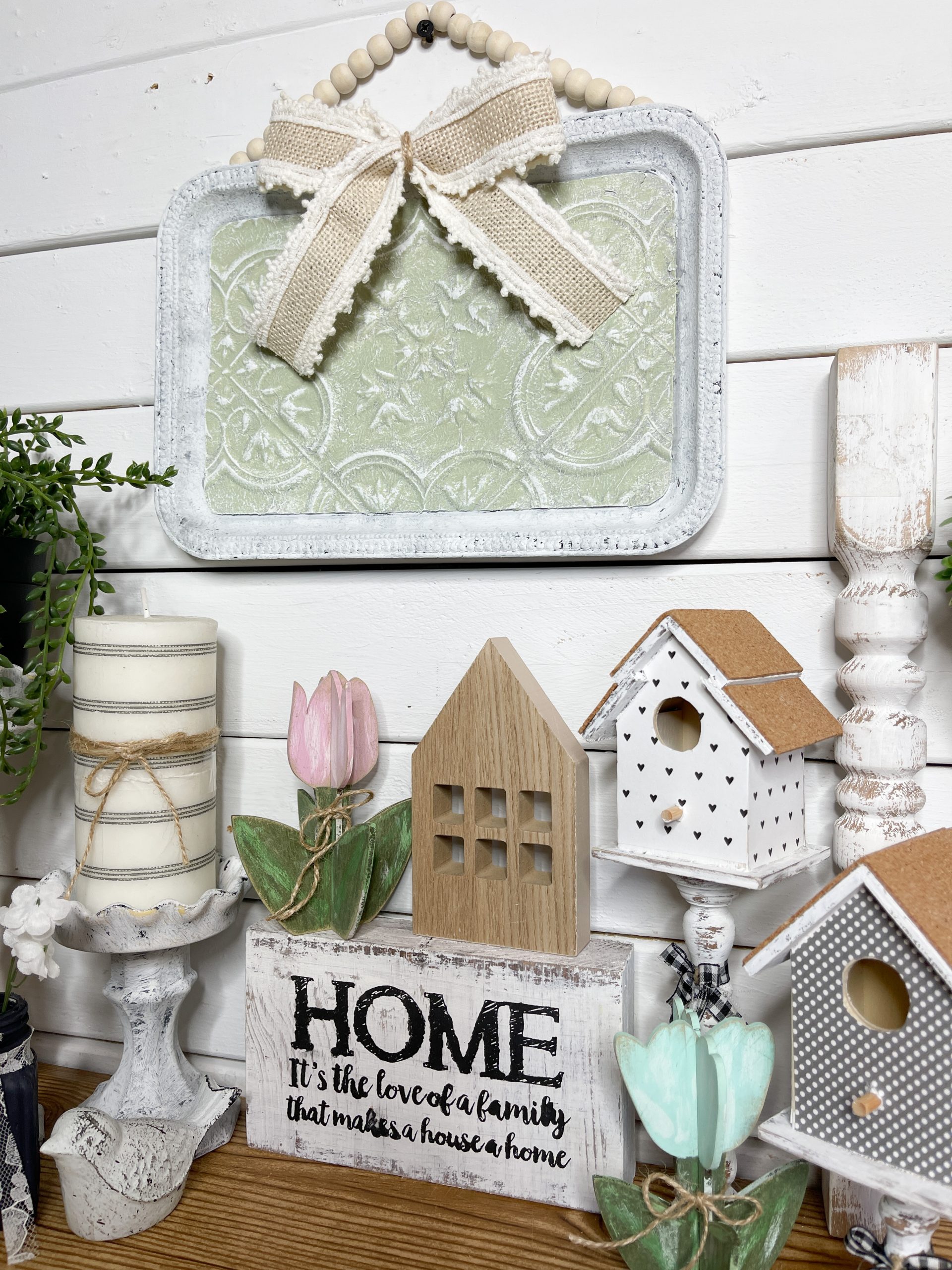 DIY Decorative Vintage Serving Trays