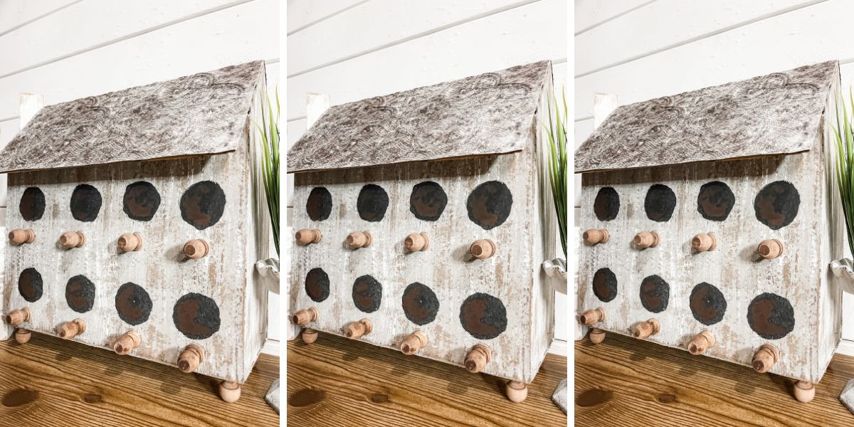 Distressed Mini Decorative Bird House