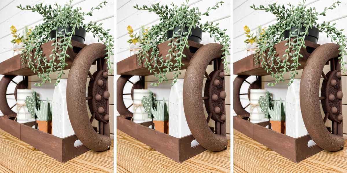 DIY Tiered Crate Planter