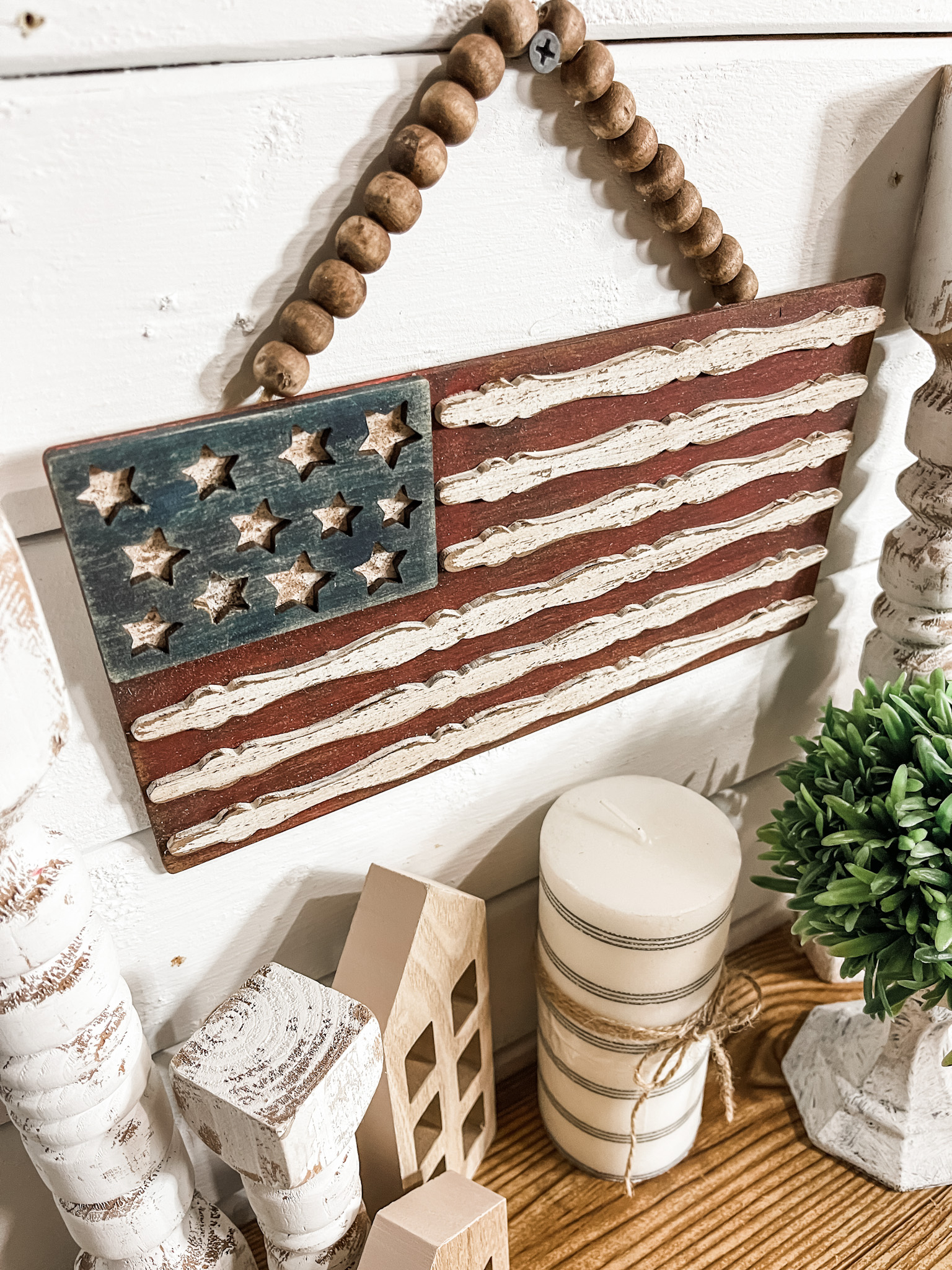 Patriotic Spindle American Flag