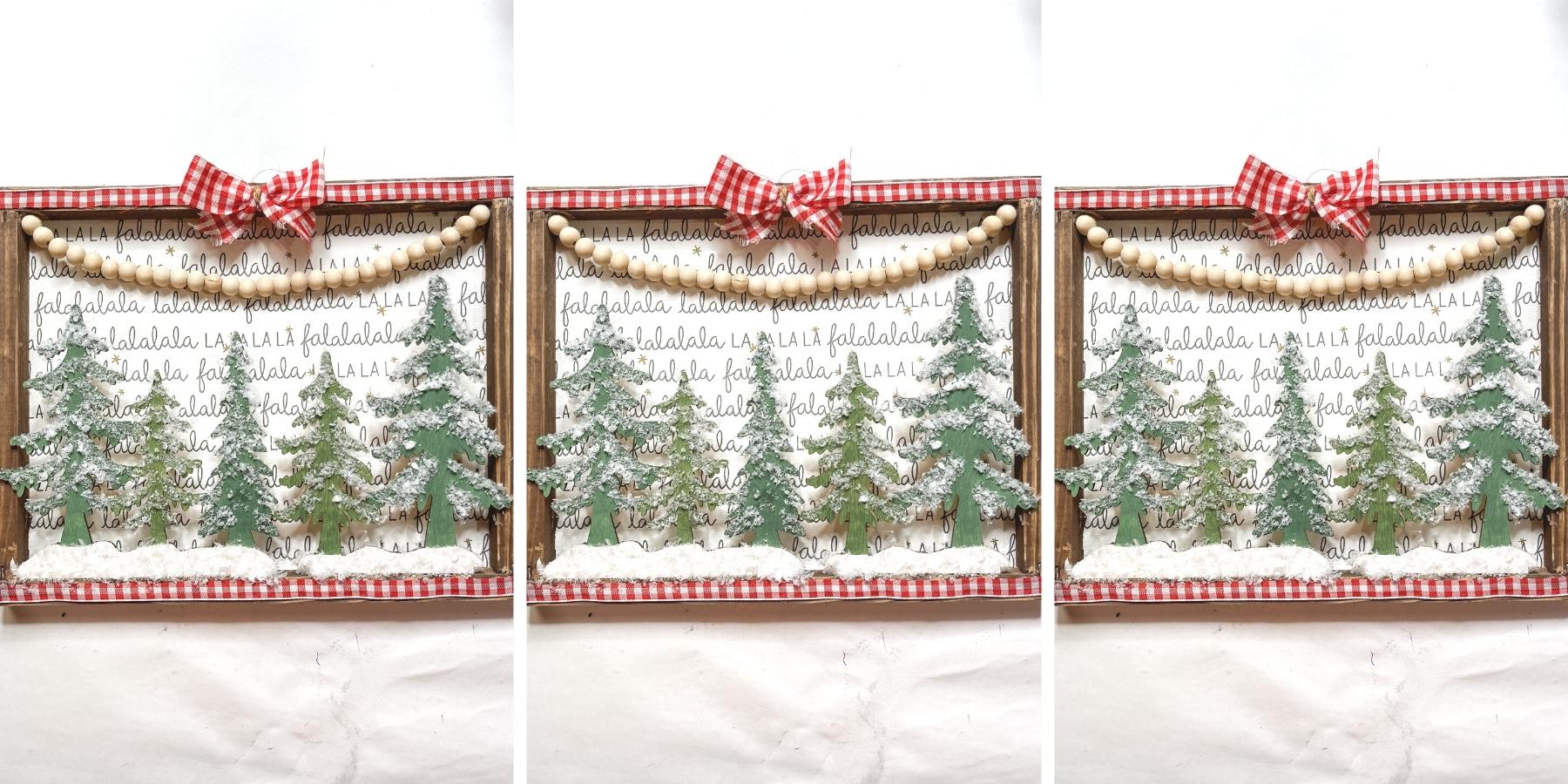 Pine Forest Winter Decor