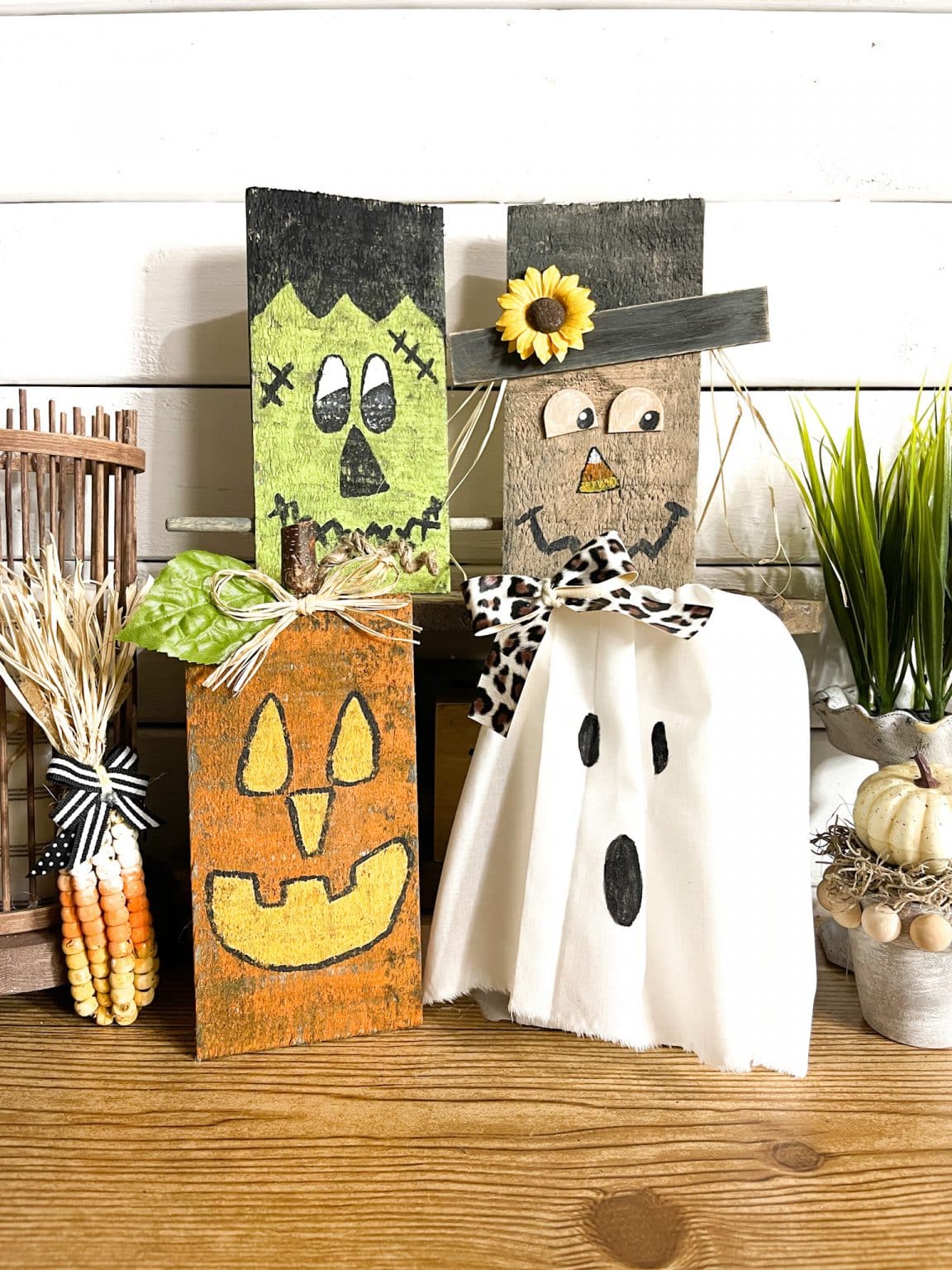 Dollar Tree Wood Plank Fall Craft Ideas Home Decor Tutorial