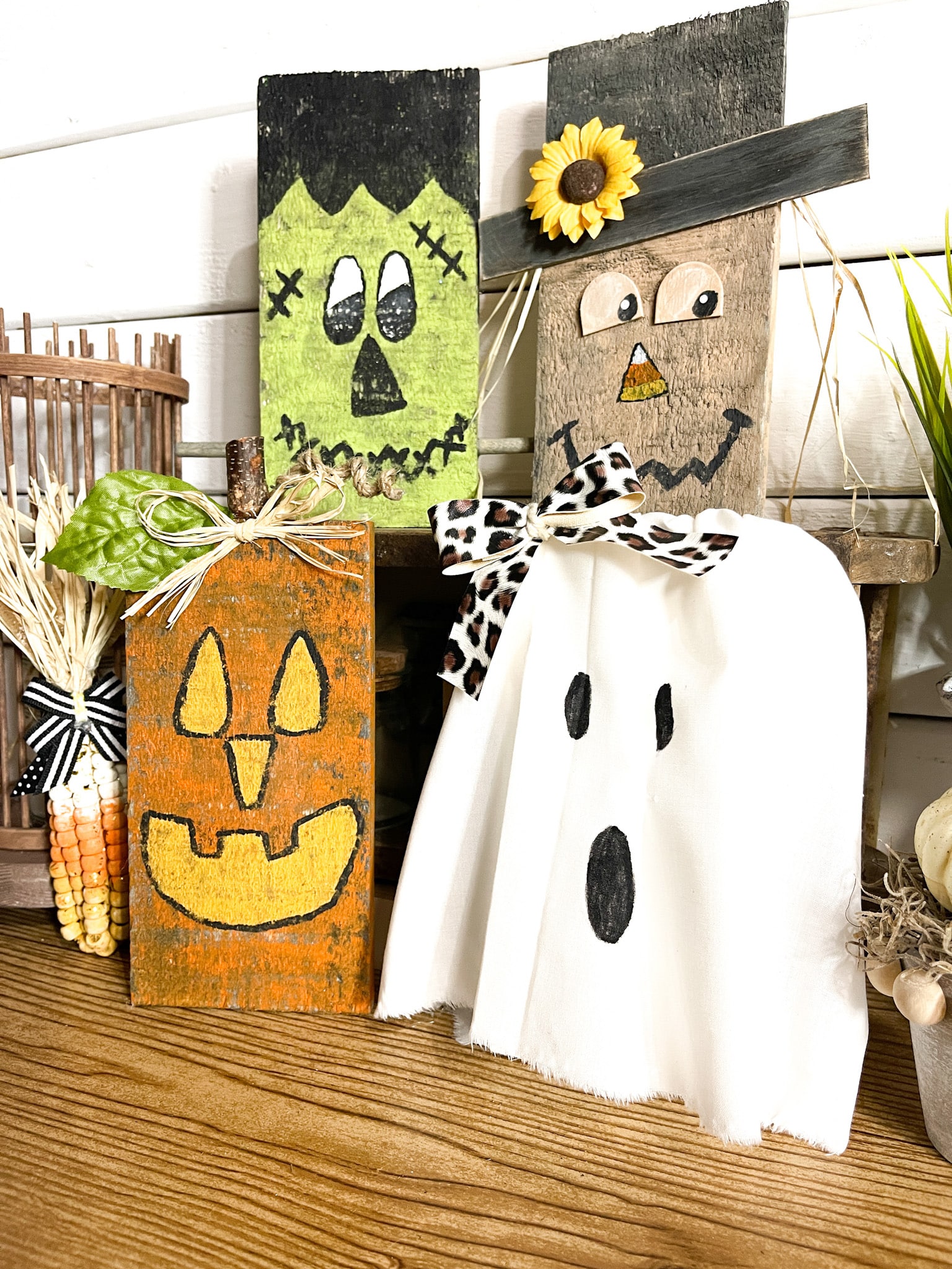 Dollar Tree Wood Plank Fall Craft Ideas