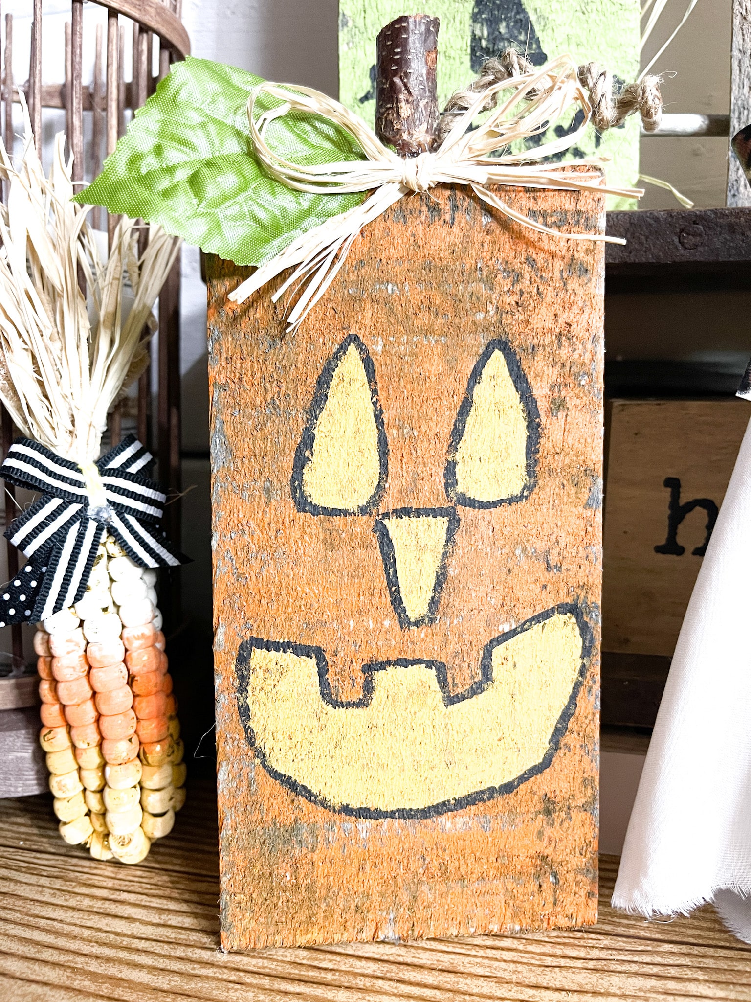 Dollar Tree Wood Plank Fall Craft Ideas