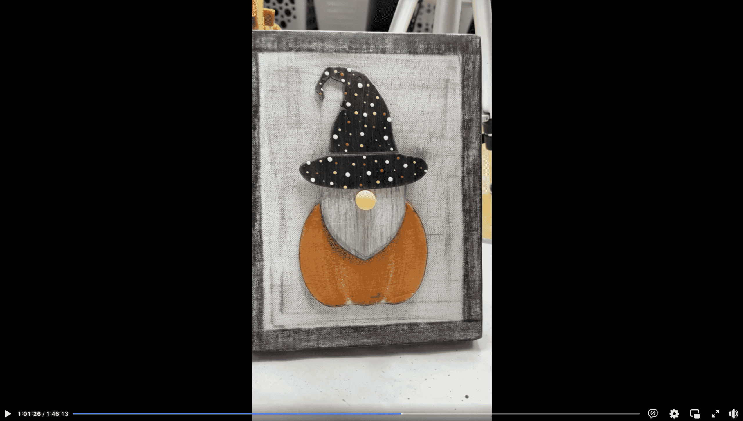 Dollar Tree Witch Pumpkin Gnome