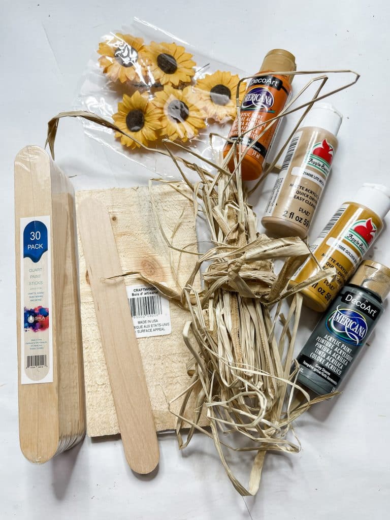 Dollar Tree Wood Plank Fall Craft Ideas Home Decor Tutorial