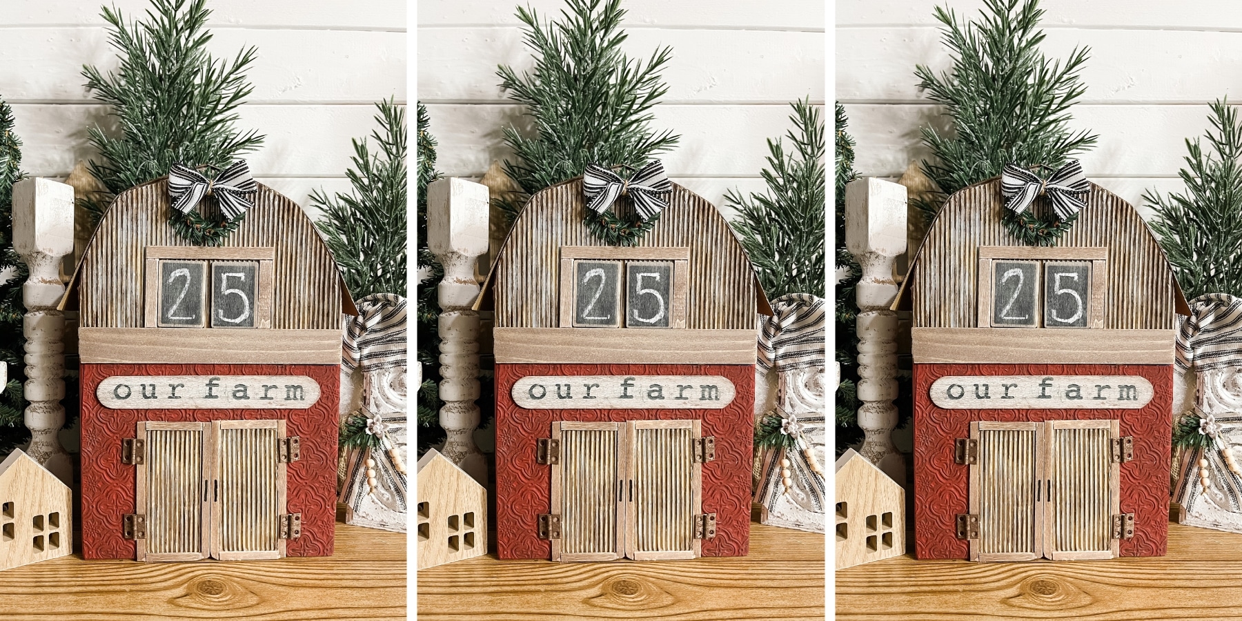 Christmas Countdown Barn