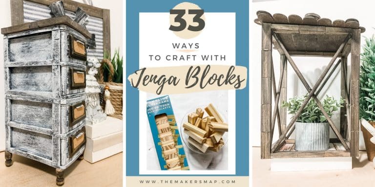 33 Jenga Block Crafts DIY Dollar Tree