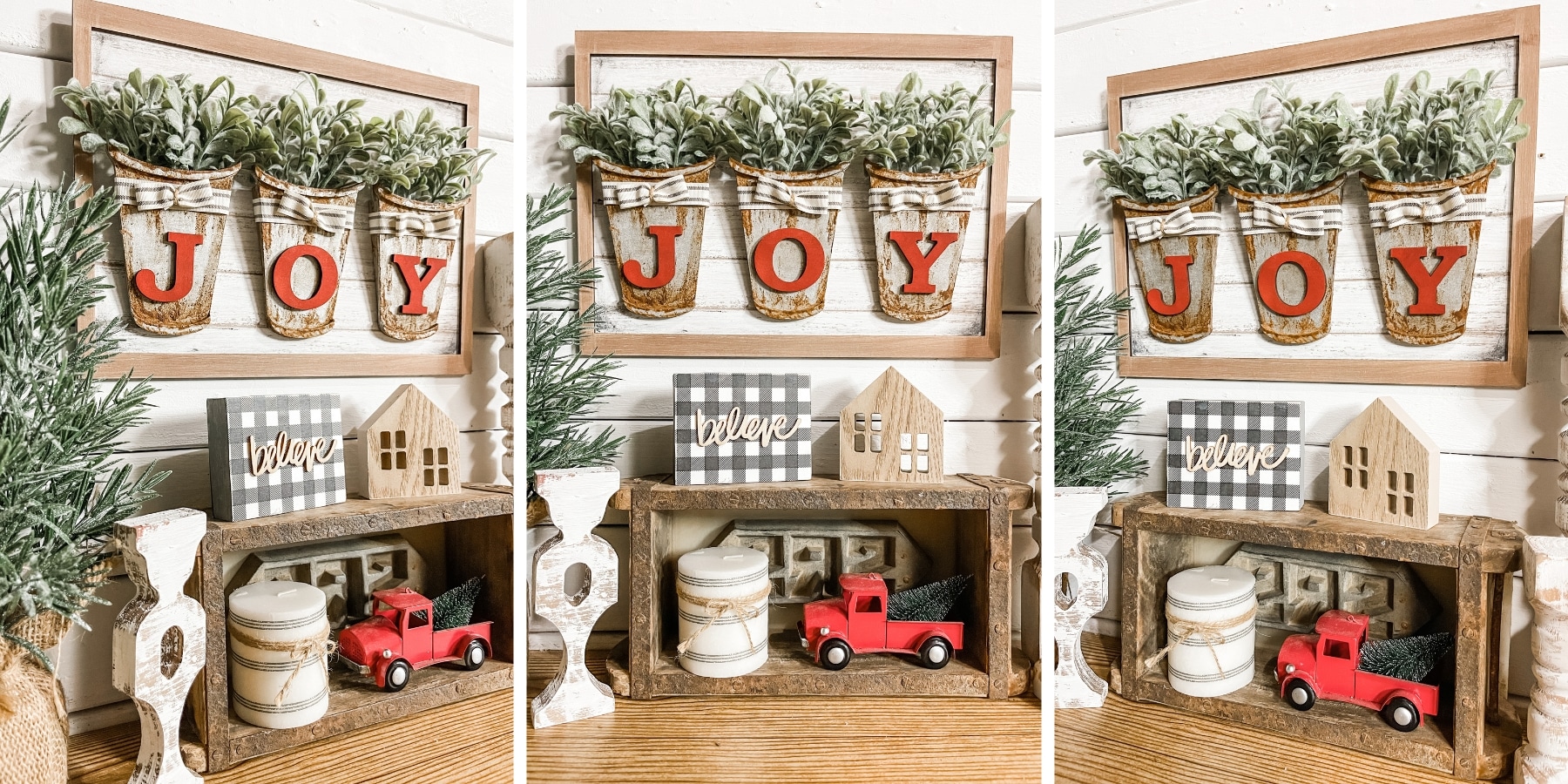 3D Joy Buckets Sign