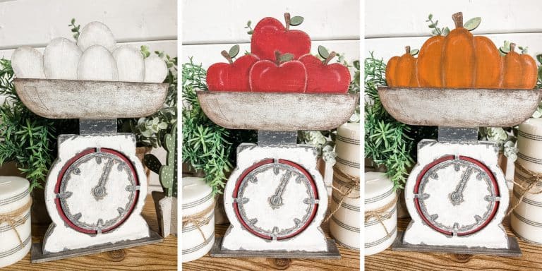 Interchangeable Decorative Farmhouse Scale