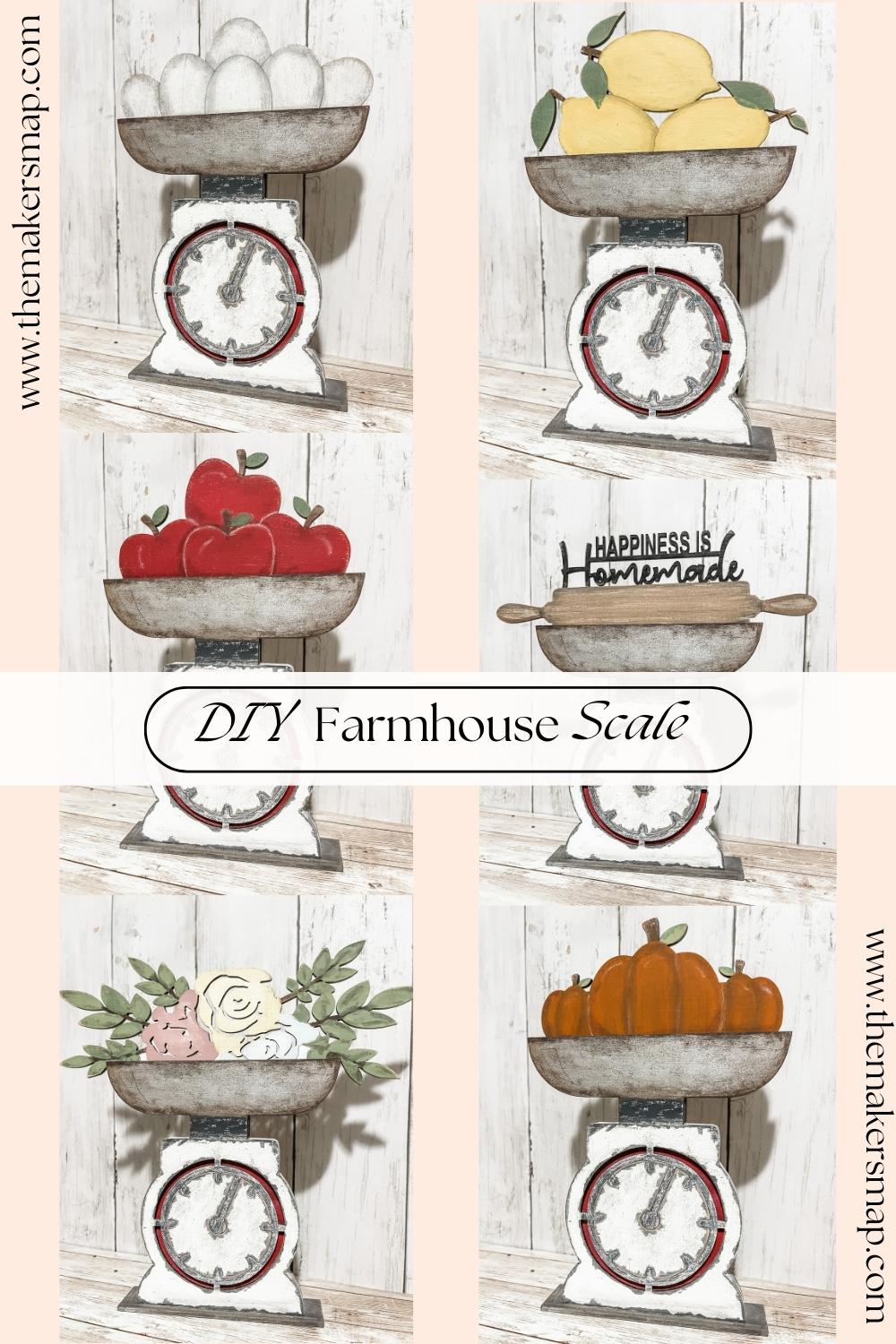 Interchangeable Decorative Farmhouse Scale
