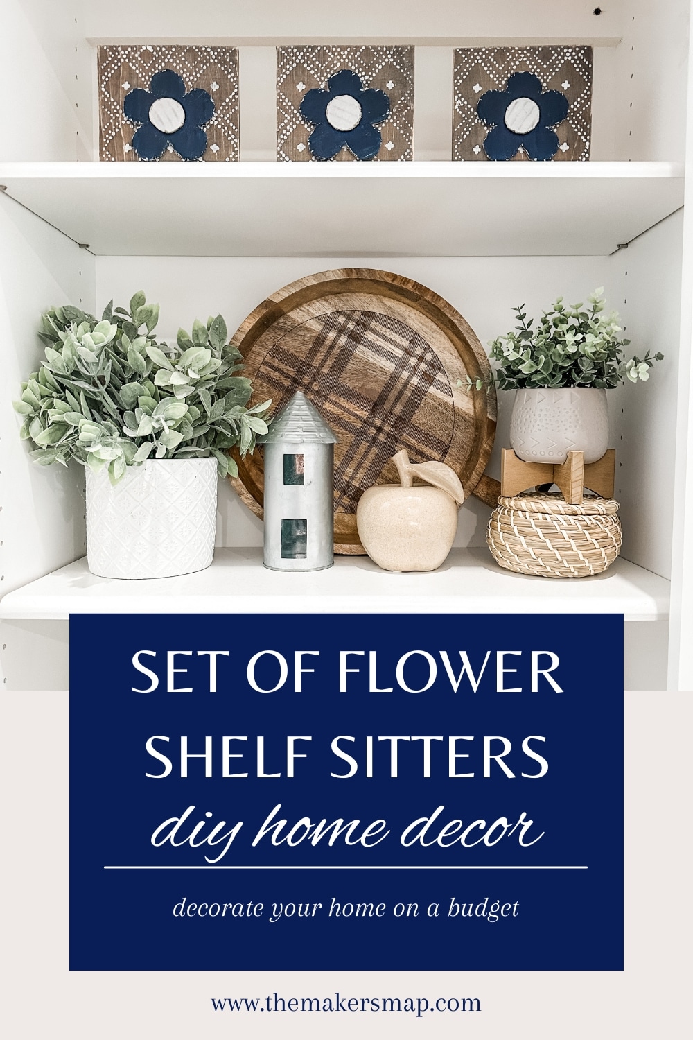 Set of Flower Shelf Sitters