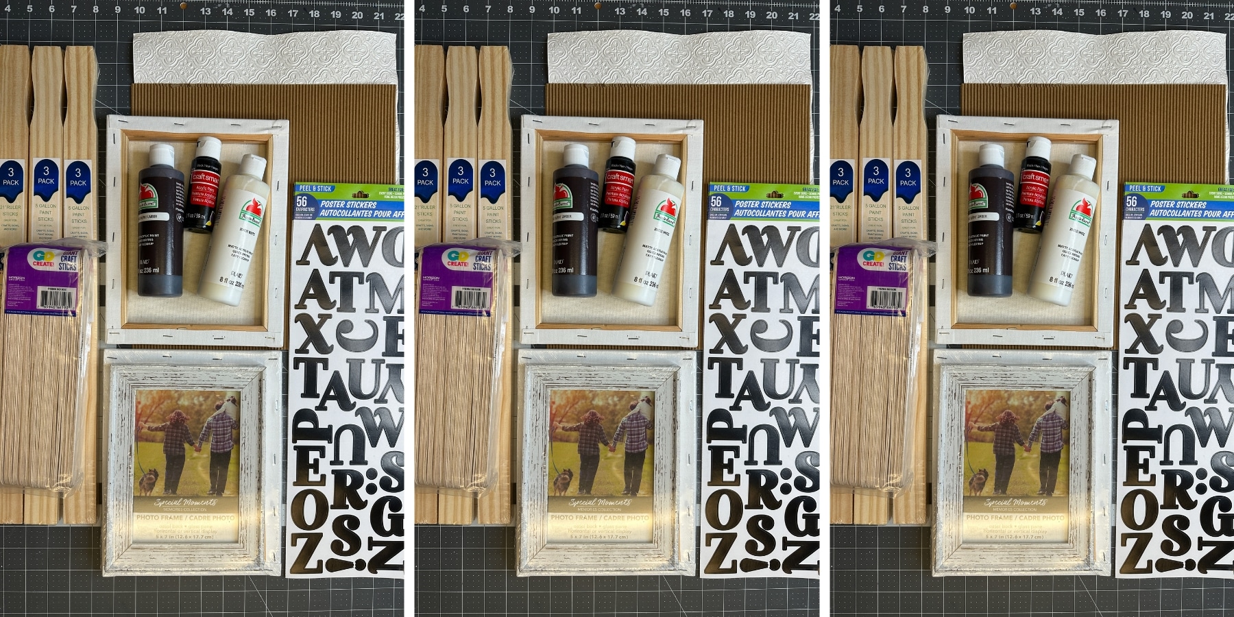 Rustic Stacked Frame Sign
