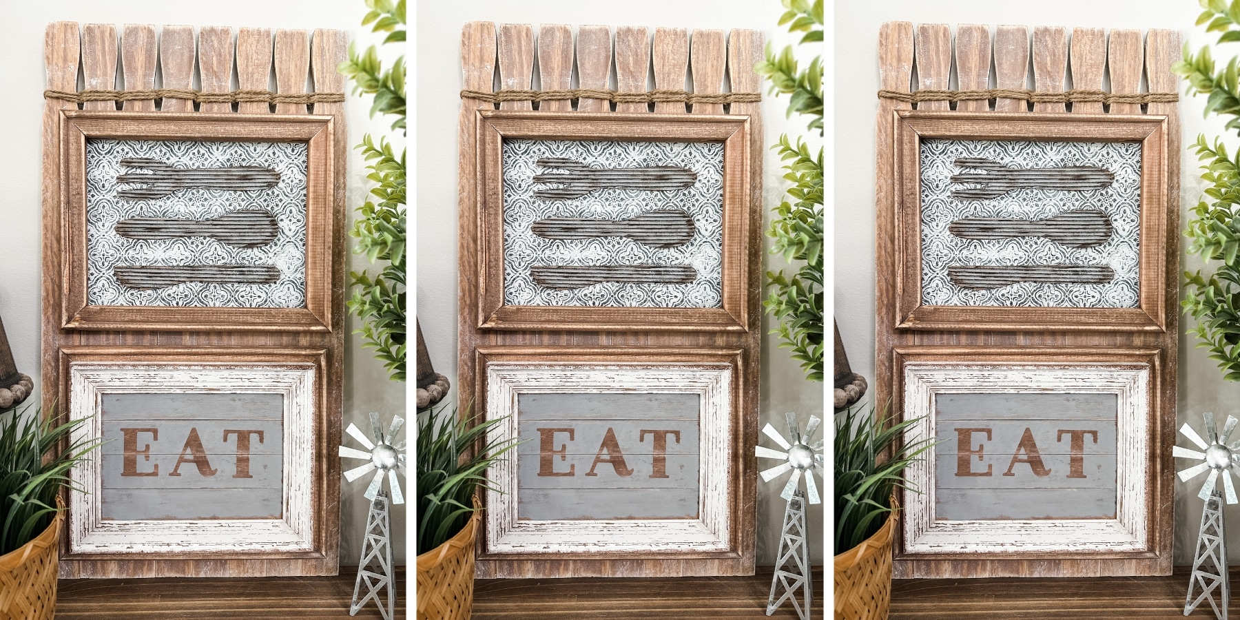 Rustic Stacked Frame Sign