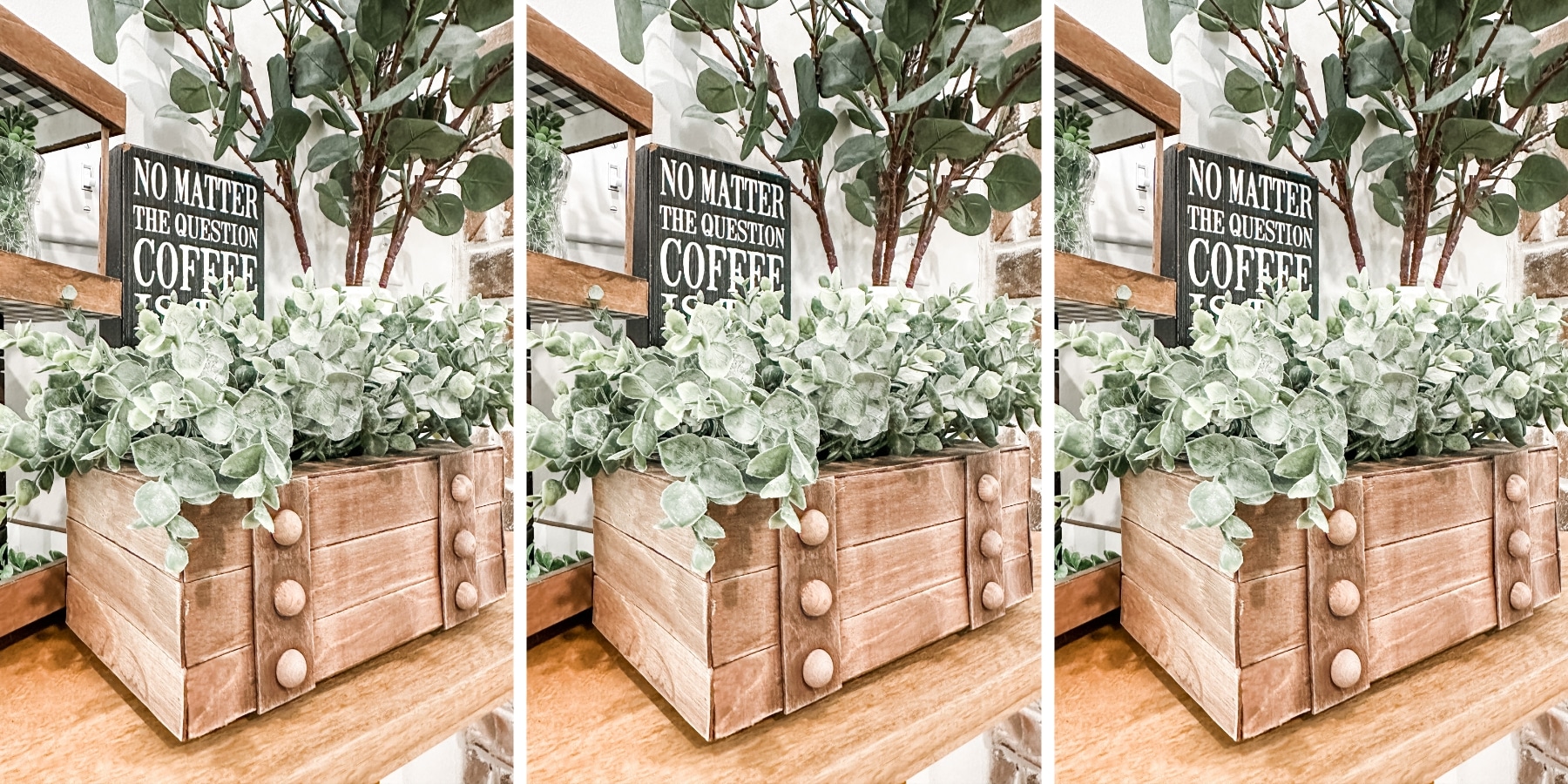 Upcycled Tissue Box Planter Box