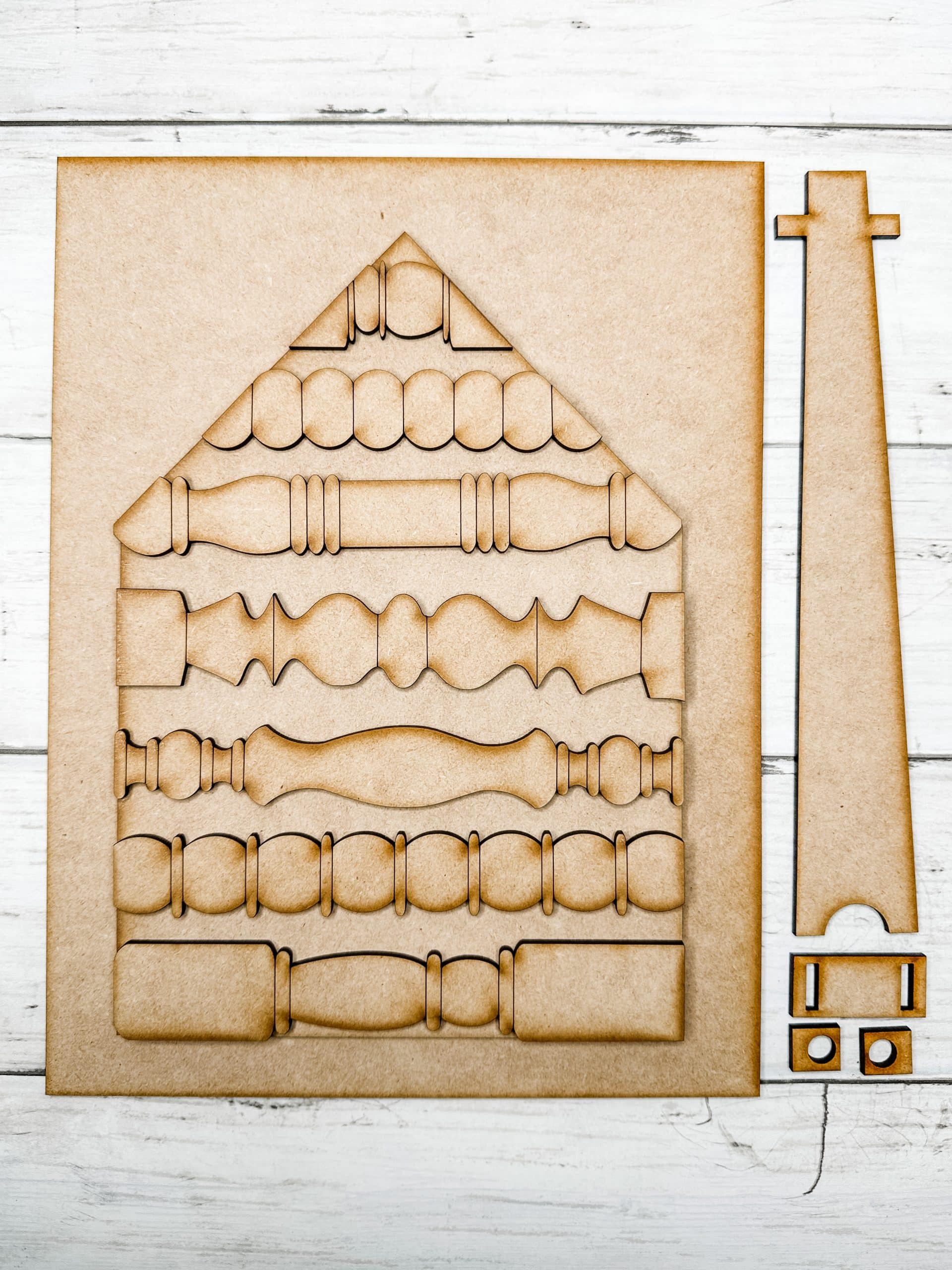 Decorative Spindle House Kit