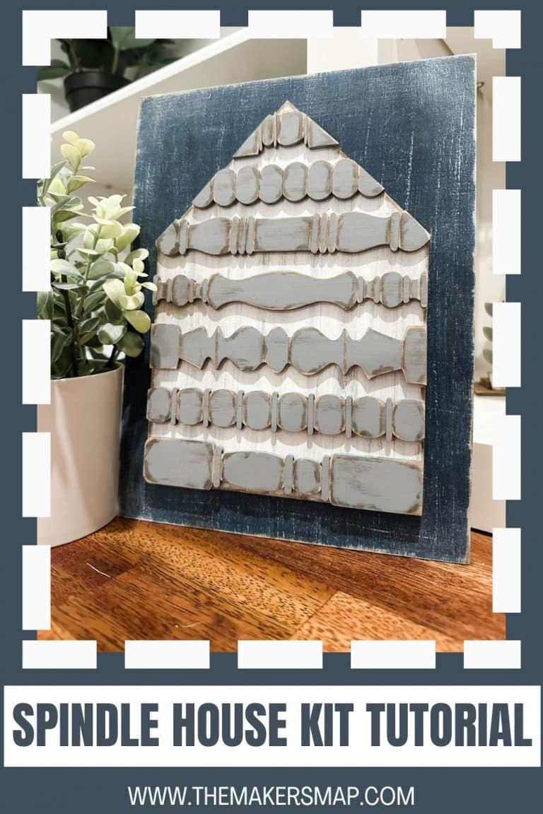 Decorative Spindle House Kit Easy DIY Tutorial