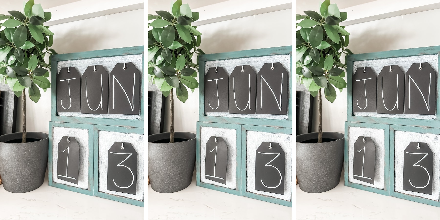 DIY Chalkboard Calendar