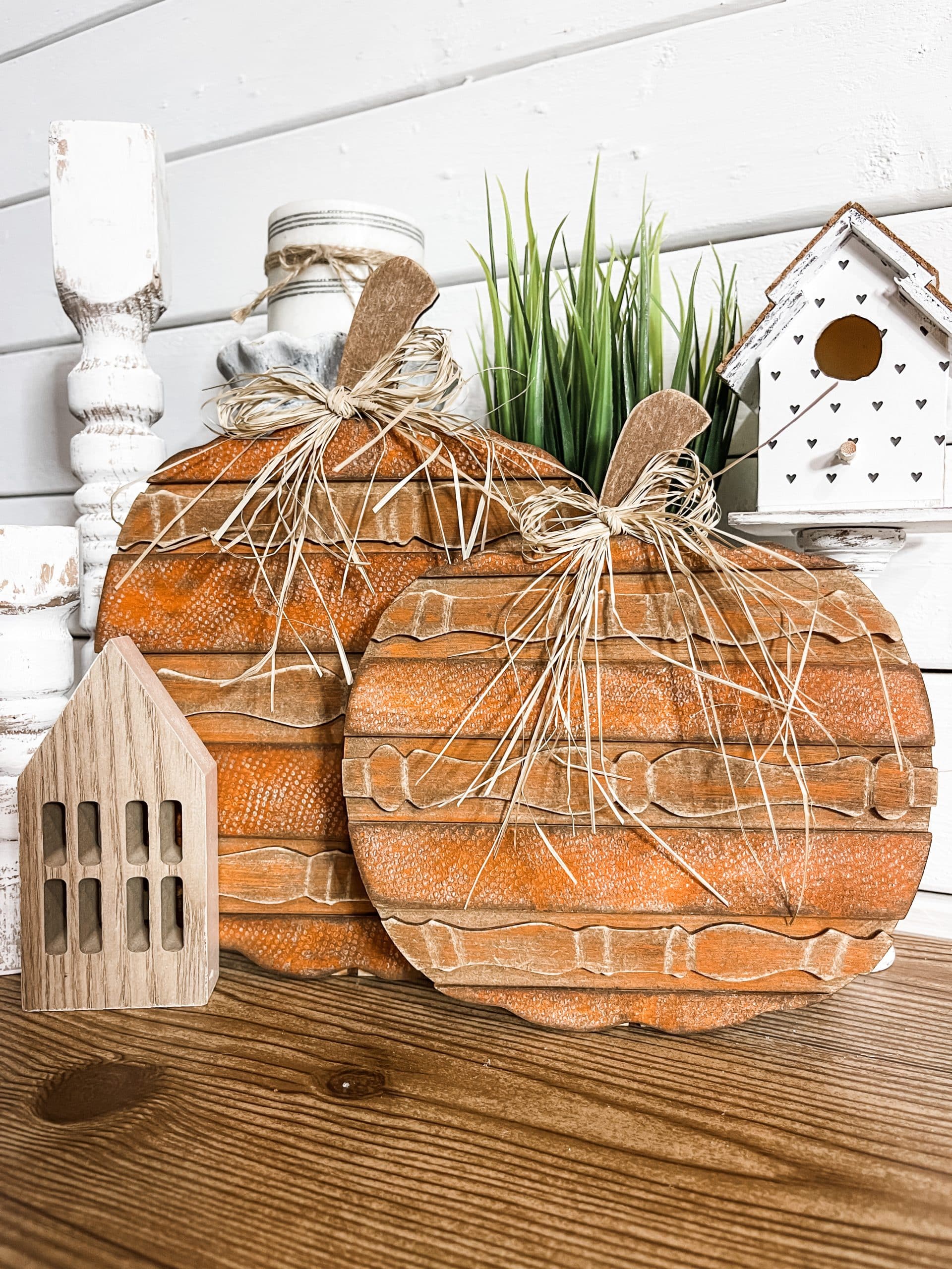 Spindle Pumpkin Fall Home Decor