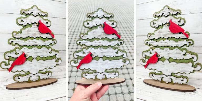 Decorative Applique Christmas Tree