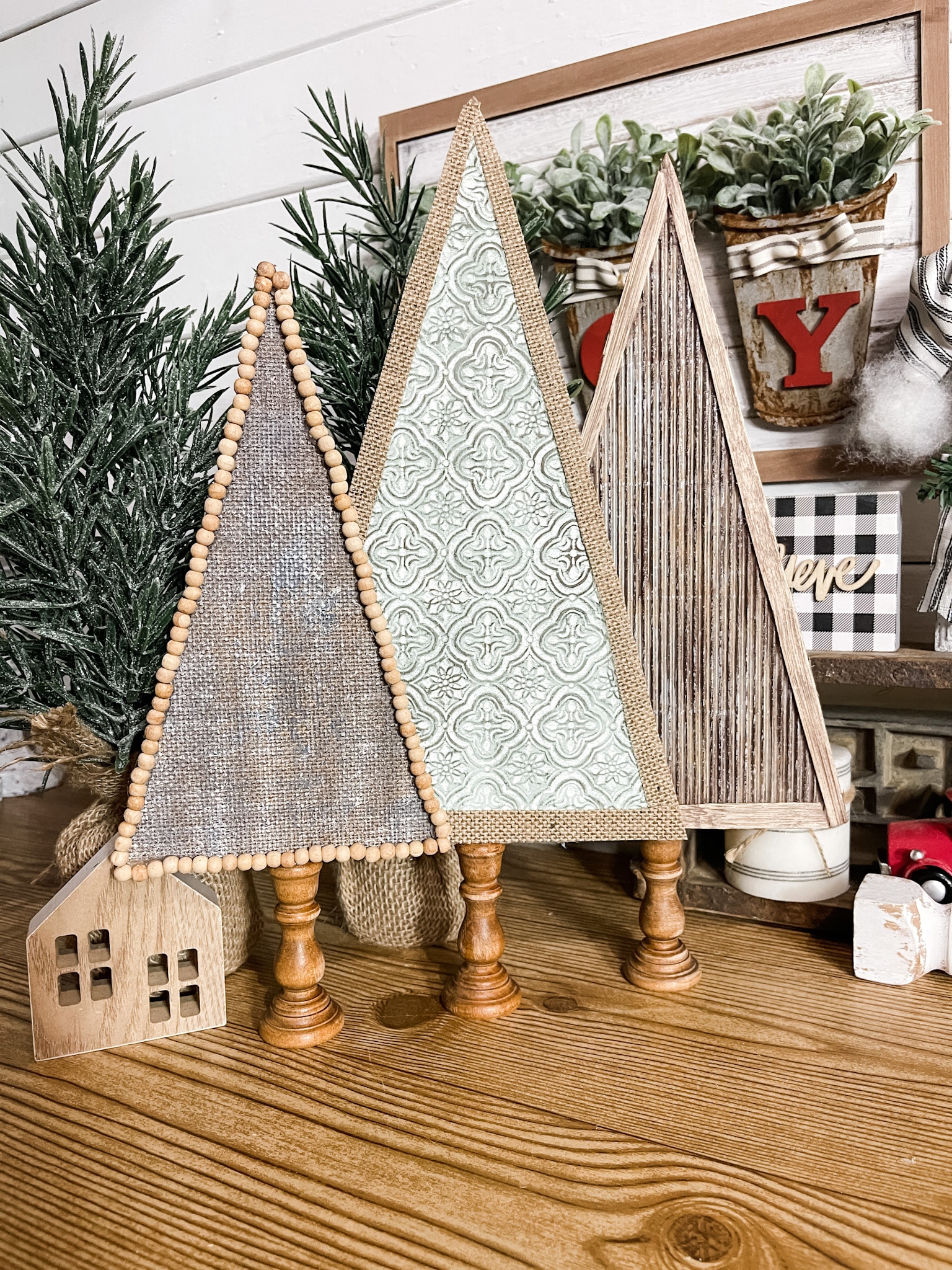 DIY Cardboard Trees