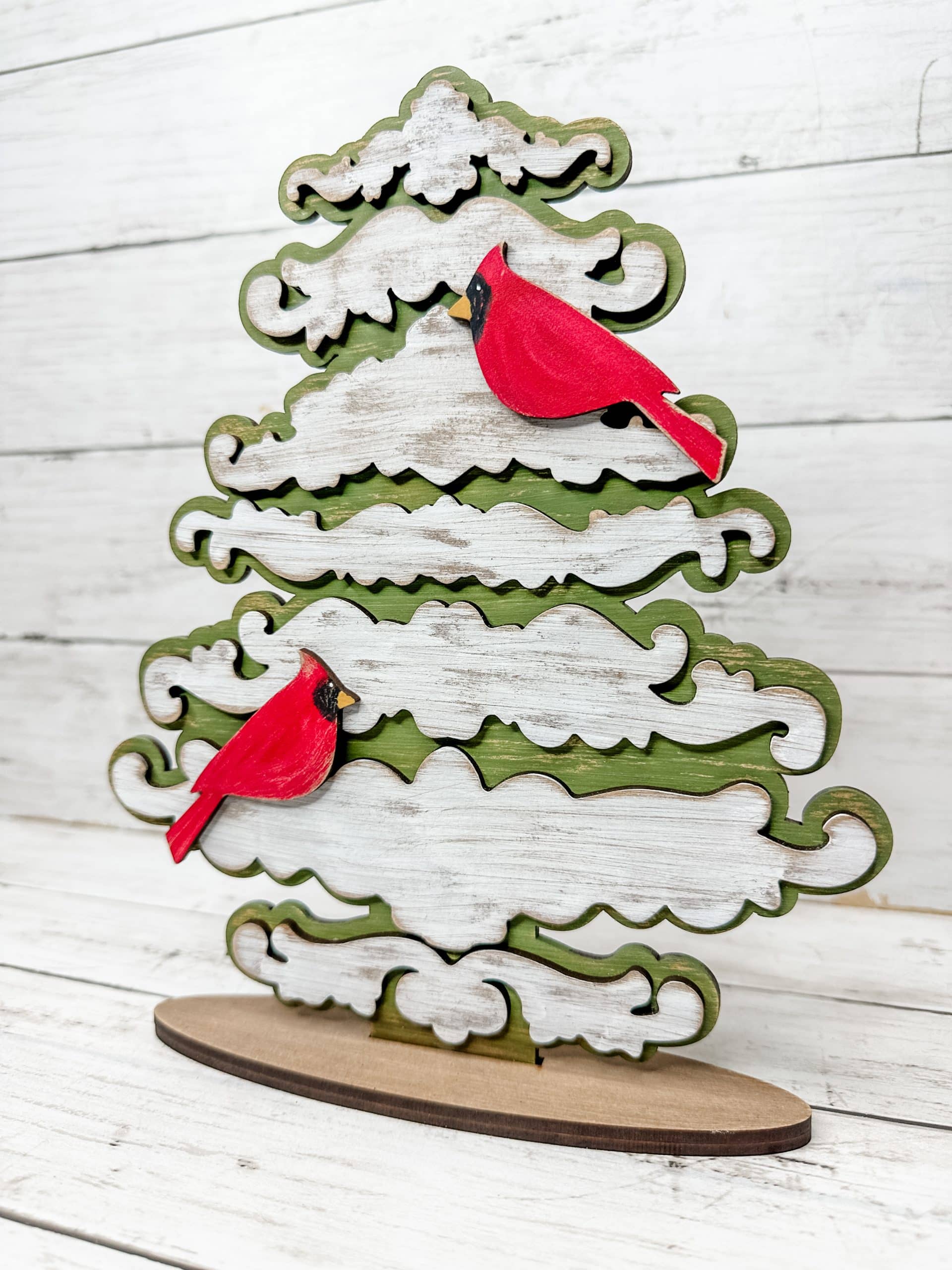 Decorative Applique Christmas Tree