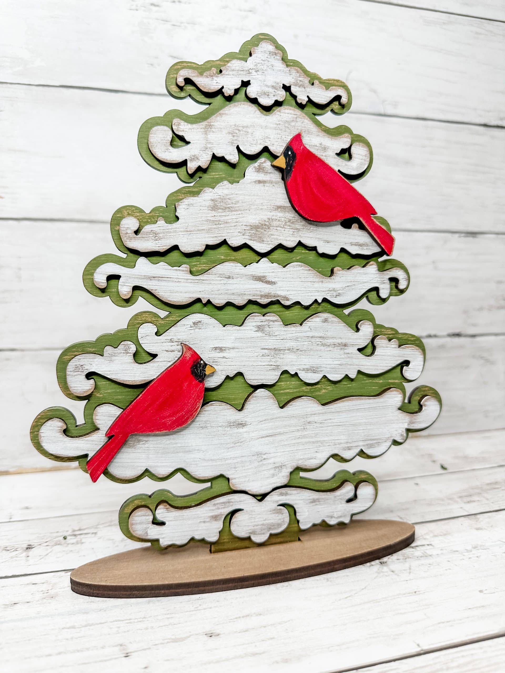 Decorative Applique Christmas Tree