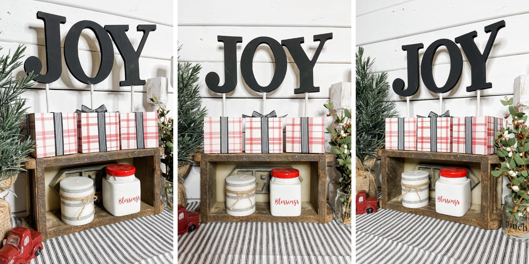 Joy Christmas Shelf Sitter