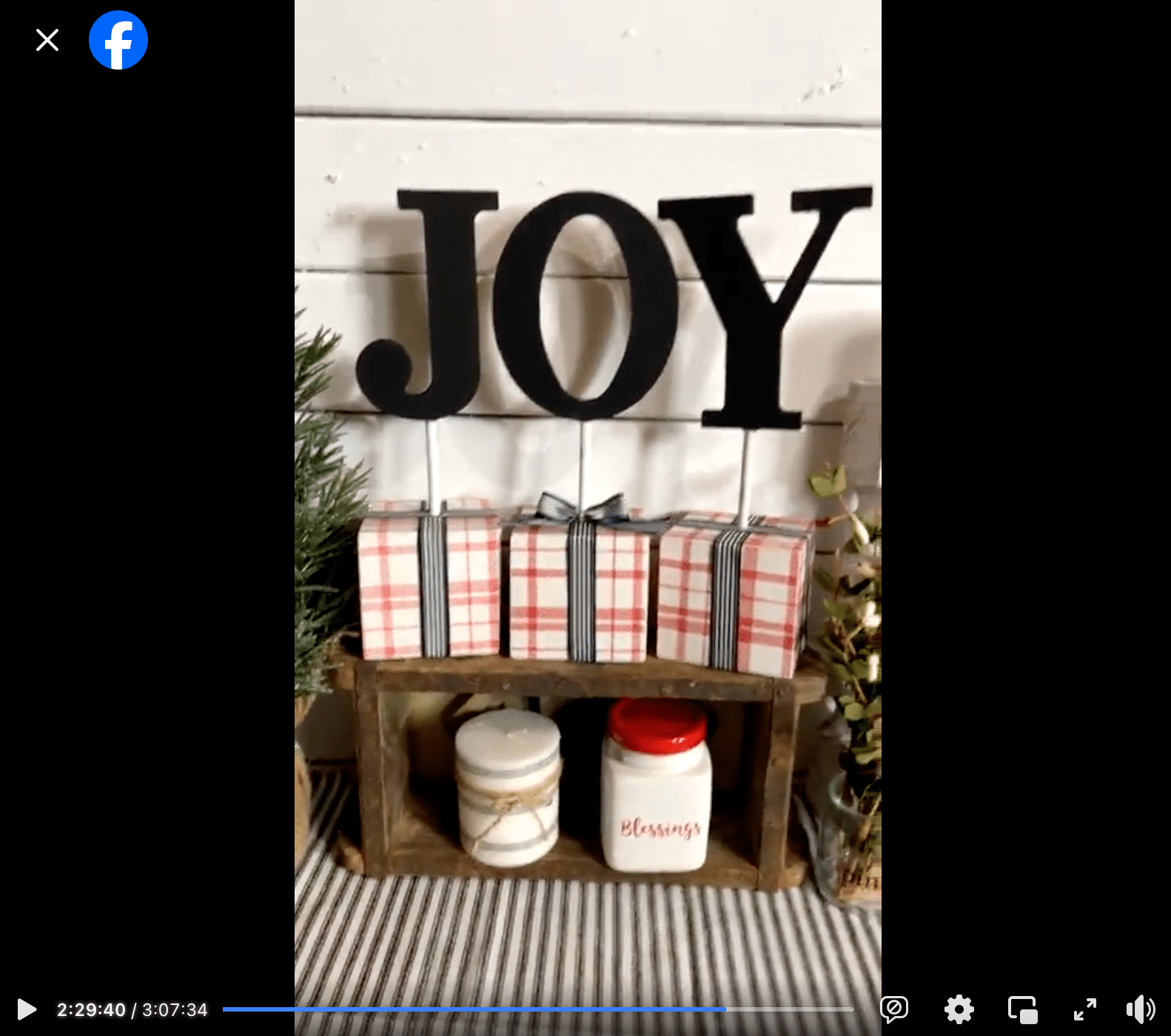 Joy Christmas Shelf Sitter