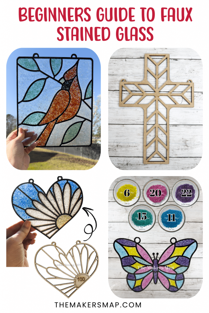 Beginner’s Guide to Faux Stained Glass Sun Catchers with Laser-Cut Wood