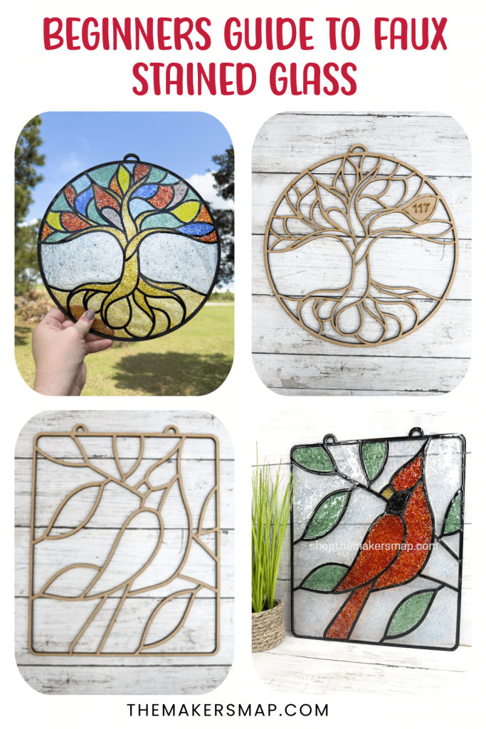 Beginner’s Guide to Faux Stained Glass Sun Catchers with Laser-Cut Wood