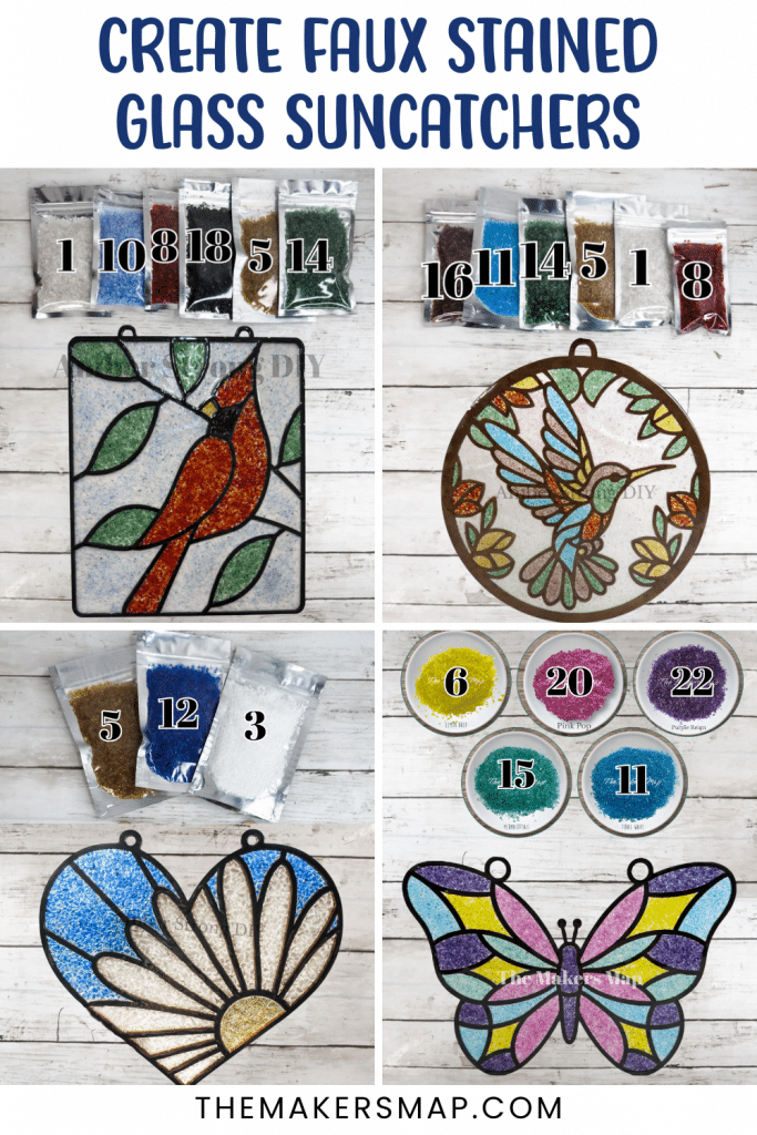 Beginner’s Guide to Faux Stained Glass Sun Catchers with Laser-Cut Wood
