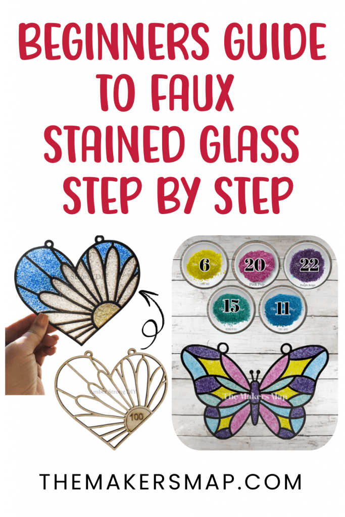 Beginner’s Guide to Faux Stained Glass Sun Catchers with Laser-Cut Wood