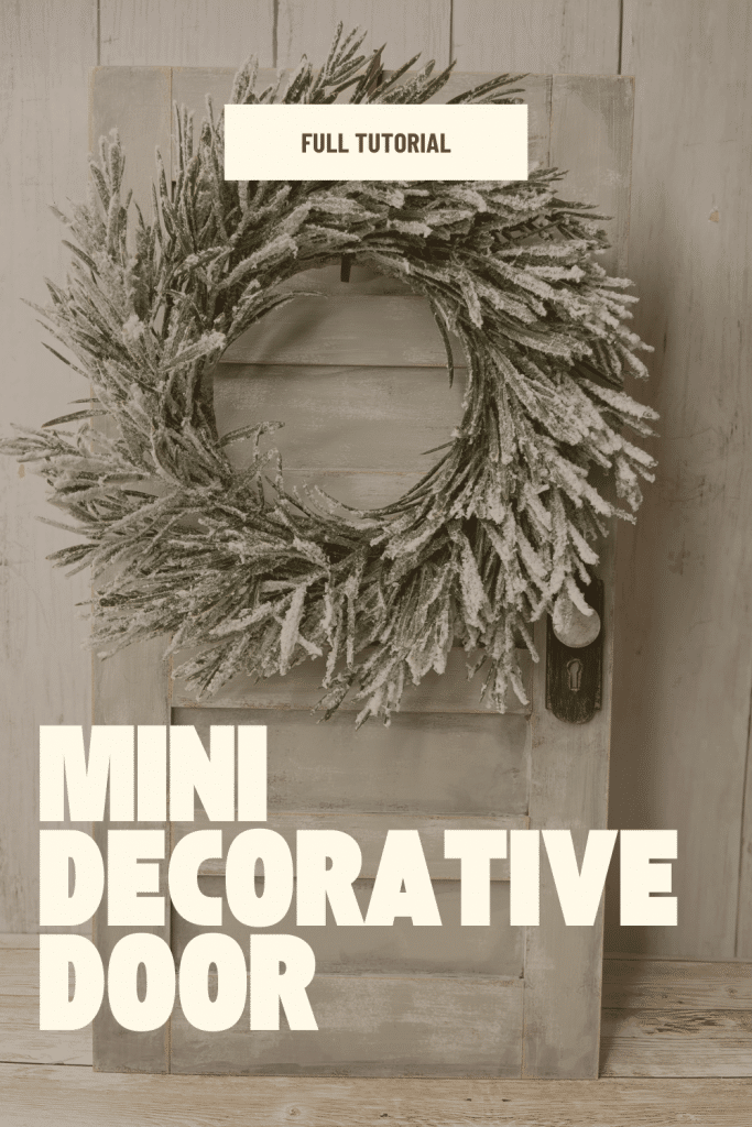 Creating a distressed wood finish on a Mini 5 Panel Door - Tutorial