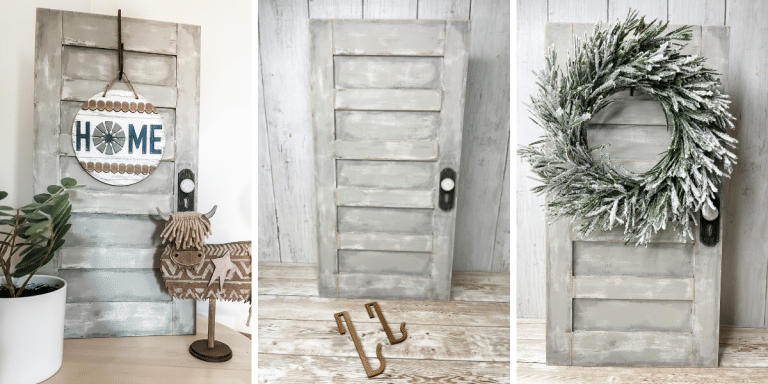 Creating a distressed wood finish on a Mini 5 Panel Door