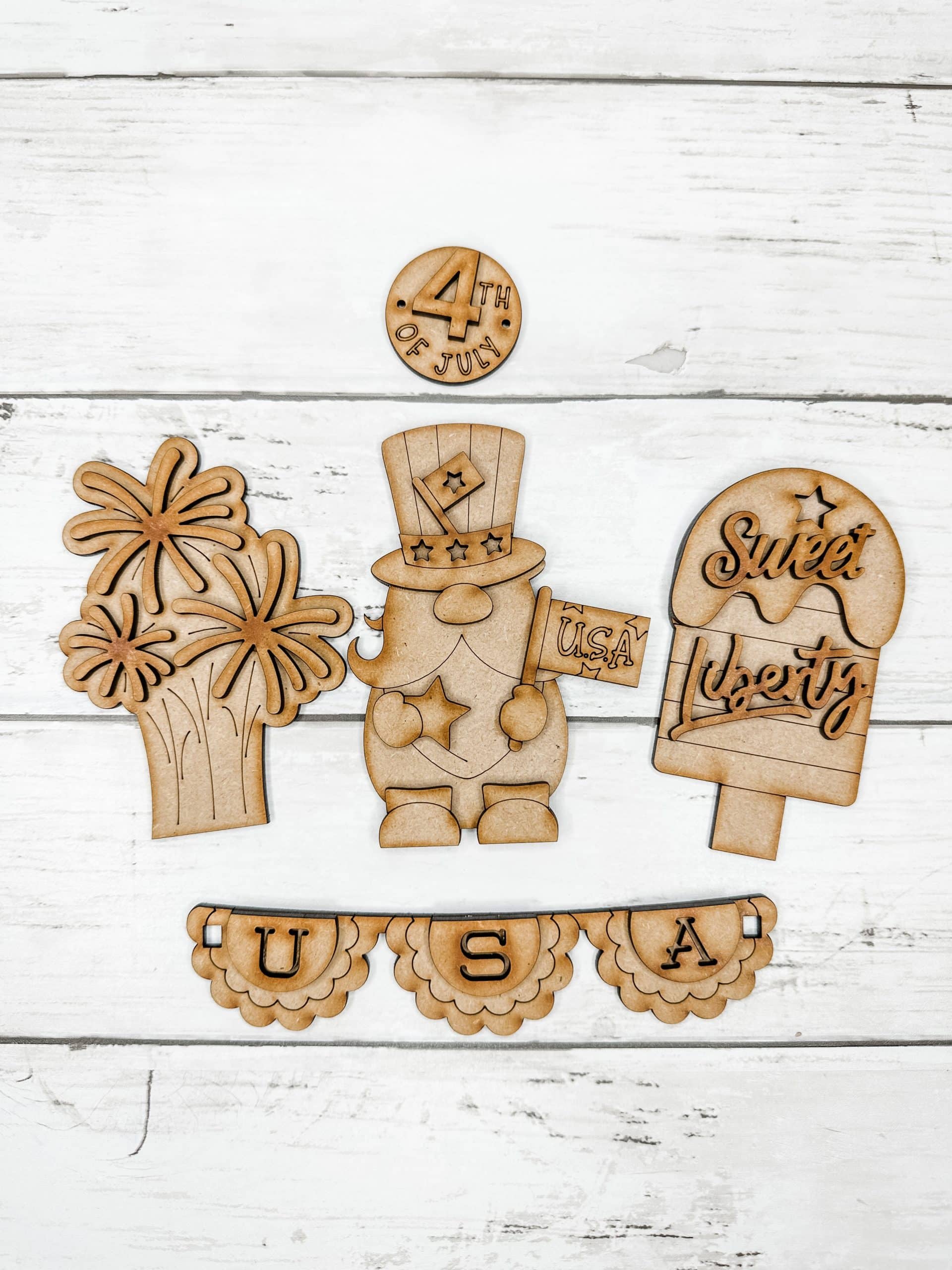 Farmhouse Americana Aesthetic: Uncle Sam Insert