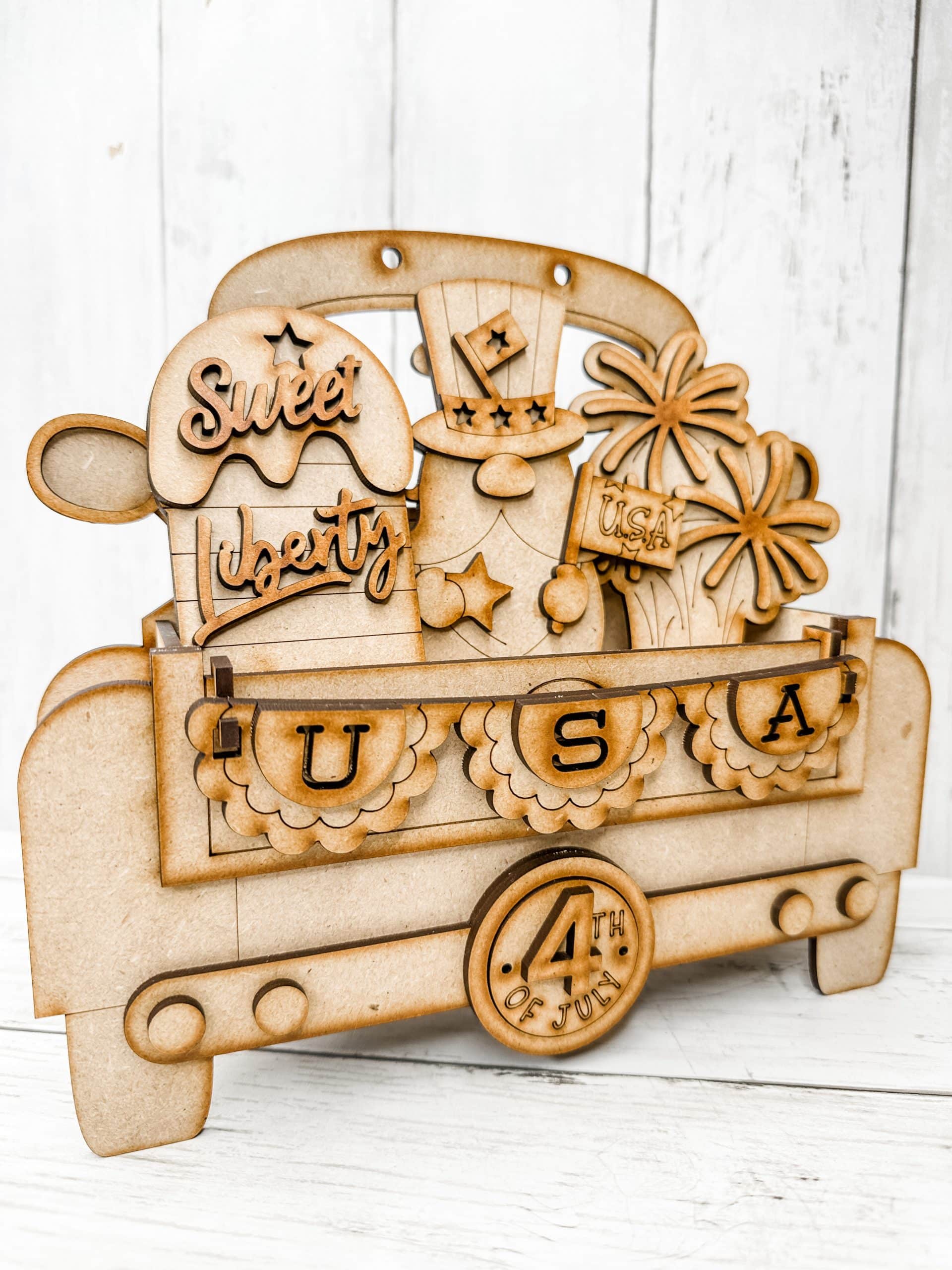 Farmhouse Americana Aesthetic: Uncle Sam Insert