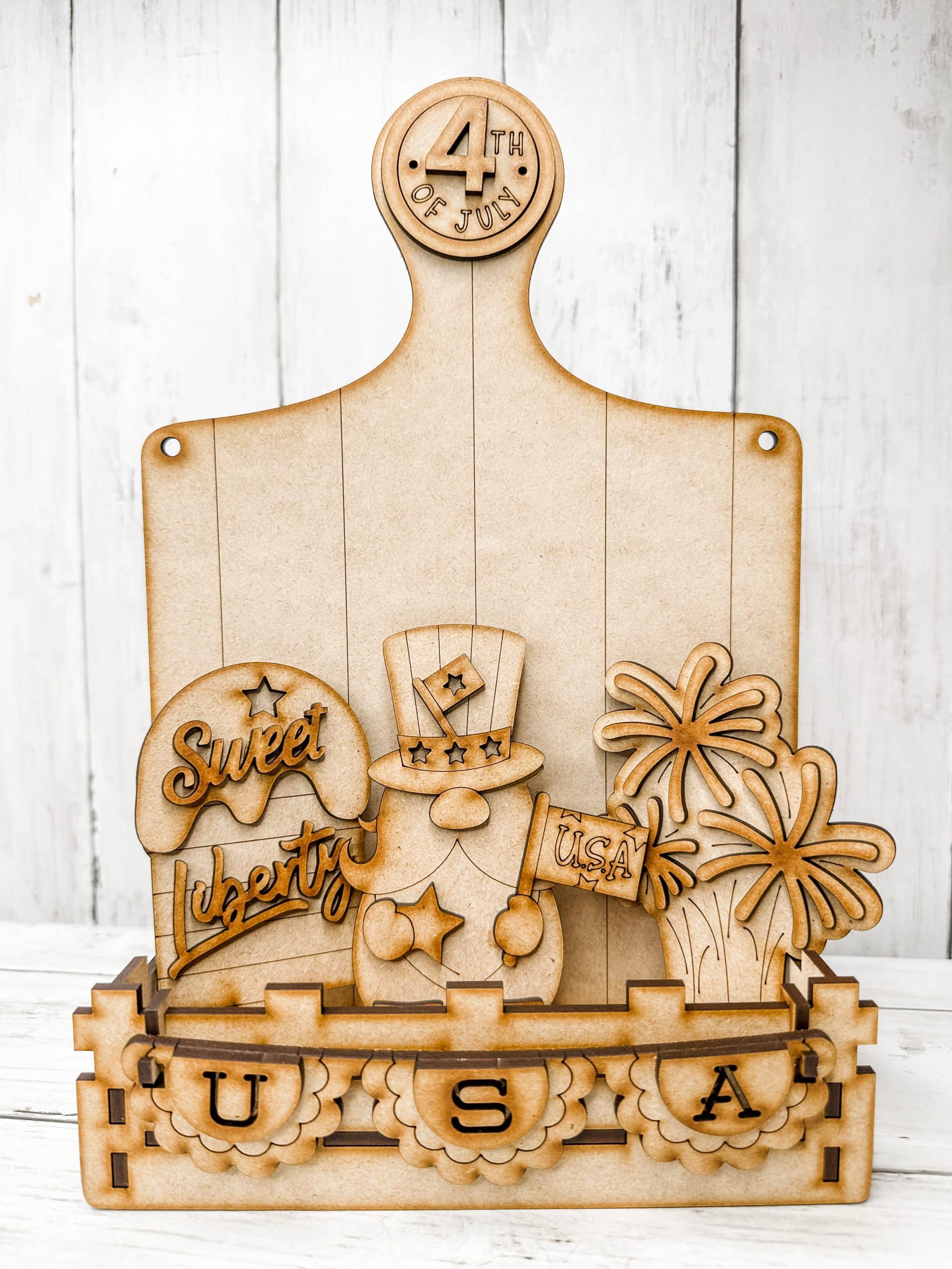 Farmhouse Americana Aesthetic: Uncle Sam Insert