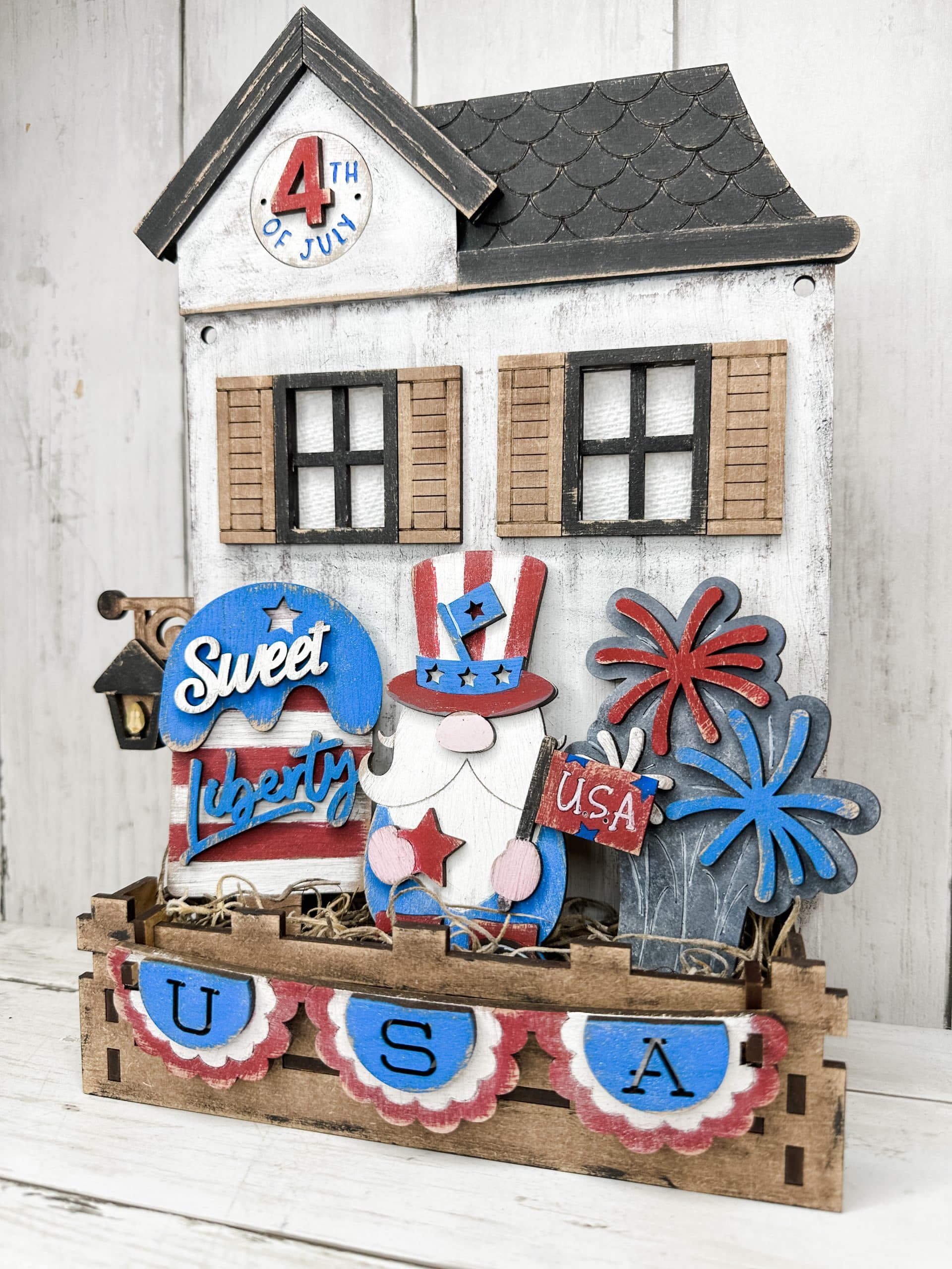 Farmhouse Americana Aesthetic: Uncle Sam Insert