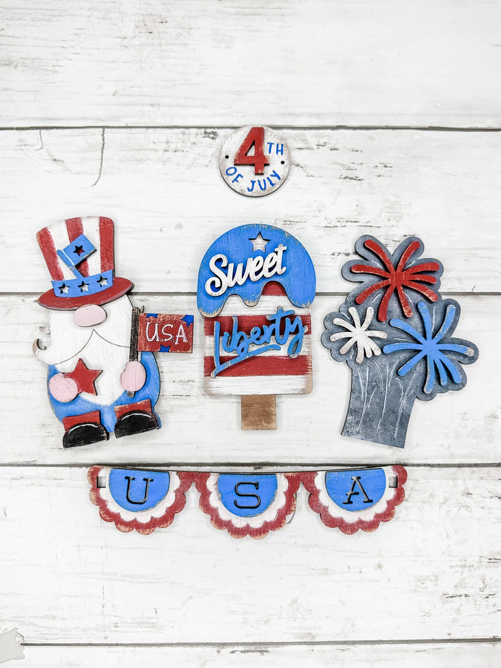 Farmhouse Americana Aesthetic: Uncle Sam Insert