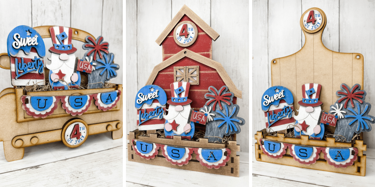 Farmhouse Americana Aesthetic: Uncle Sam Insert