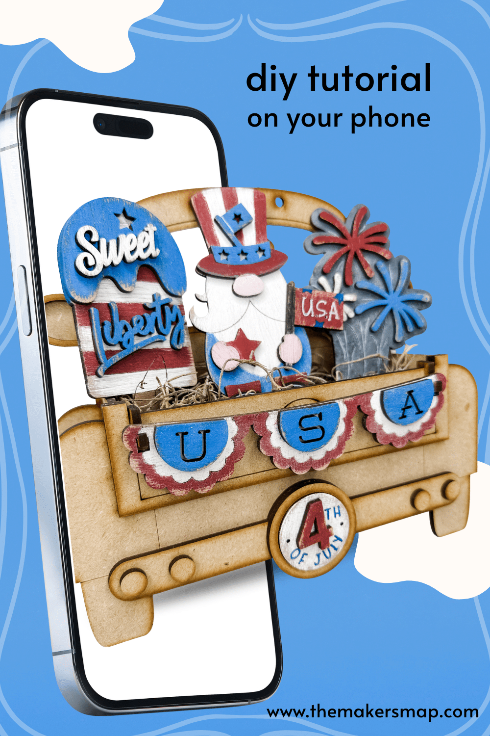 Farmhouse Americana Aesthetic: Uncle Sam Insert