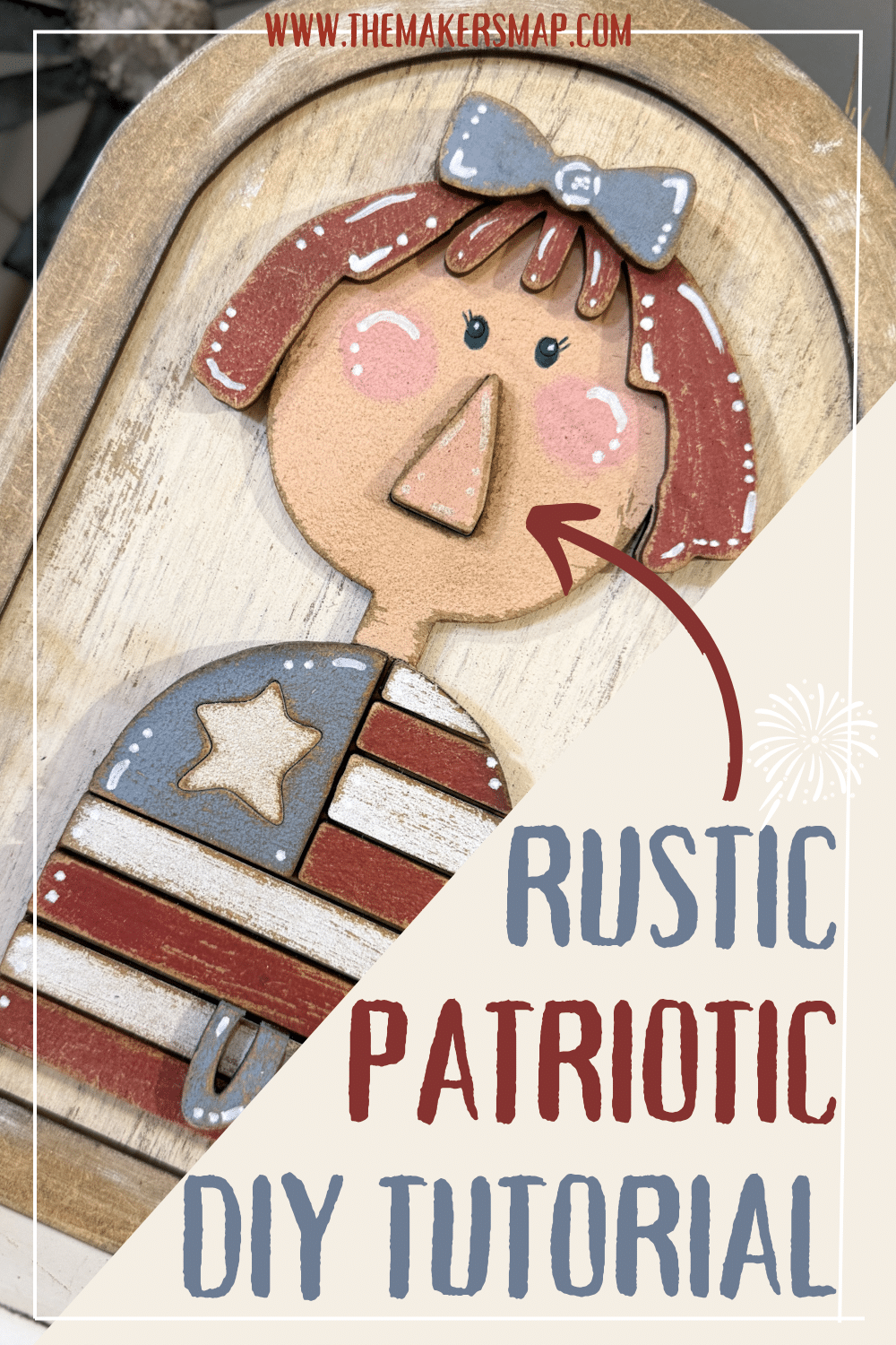 Primitive Patriotic Girl DIY Tutorial