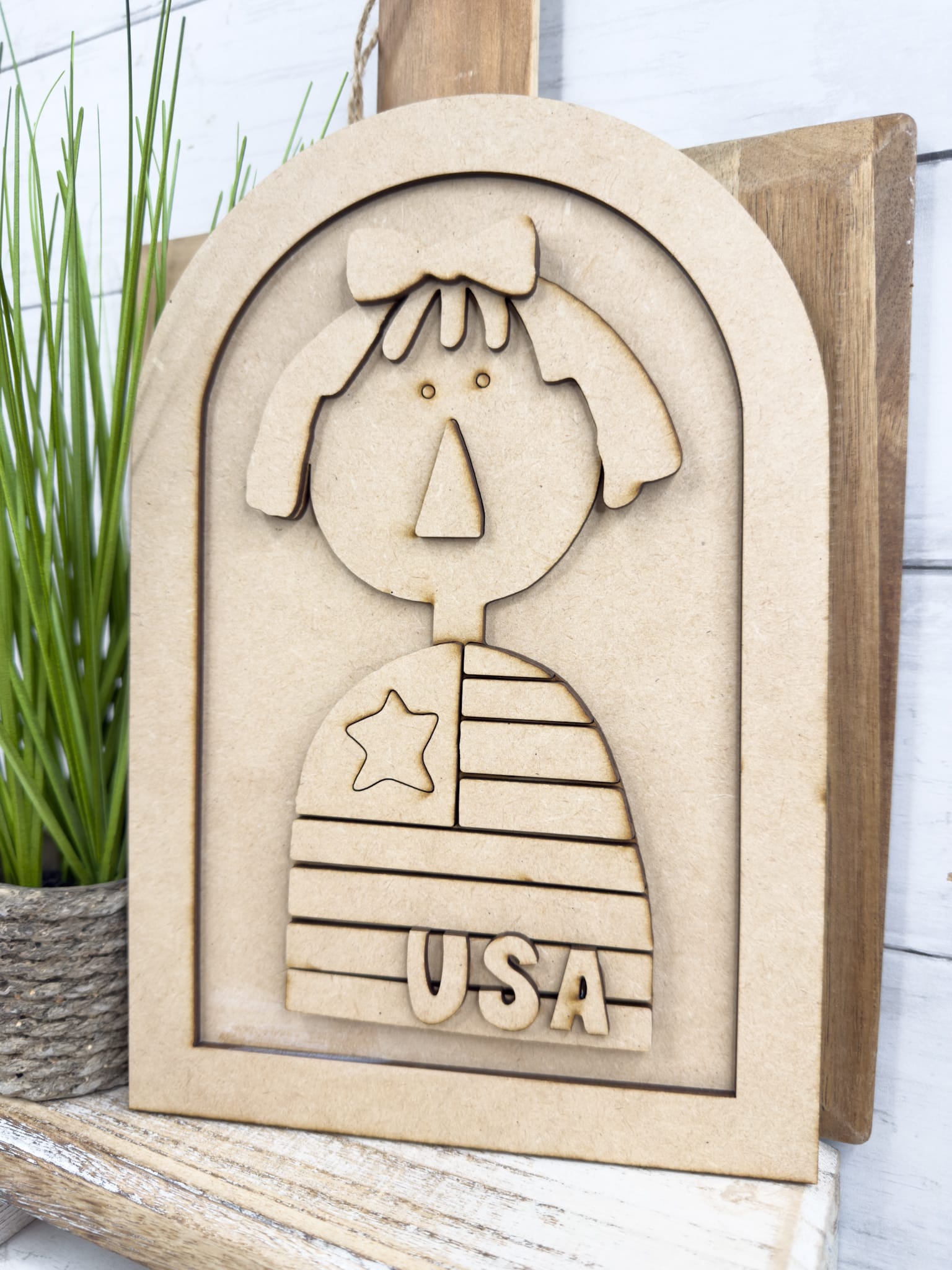 Primitive Patriotic Girl DIY Tutorial