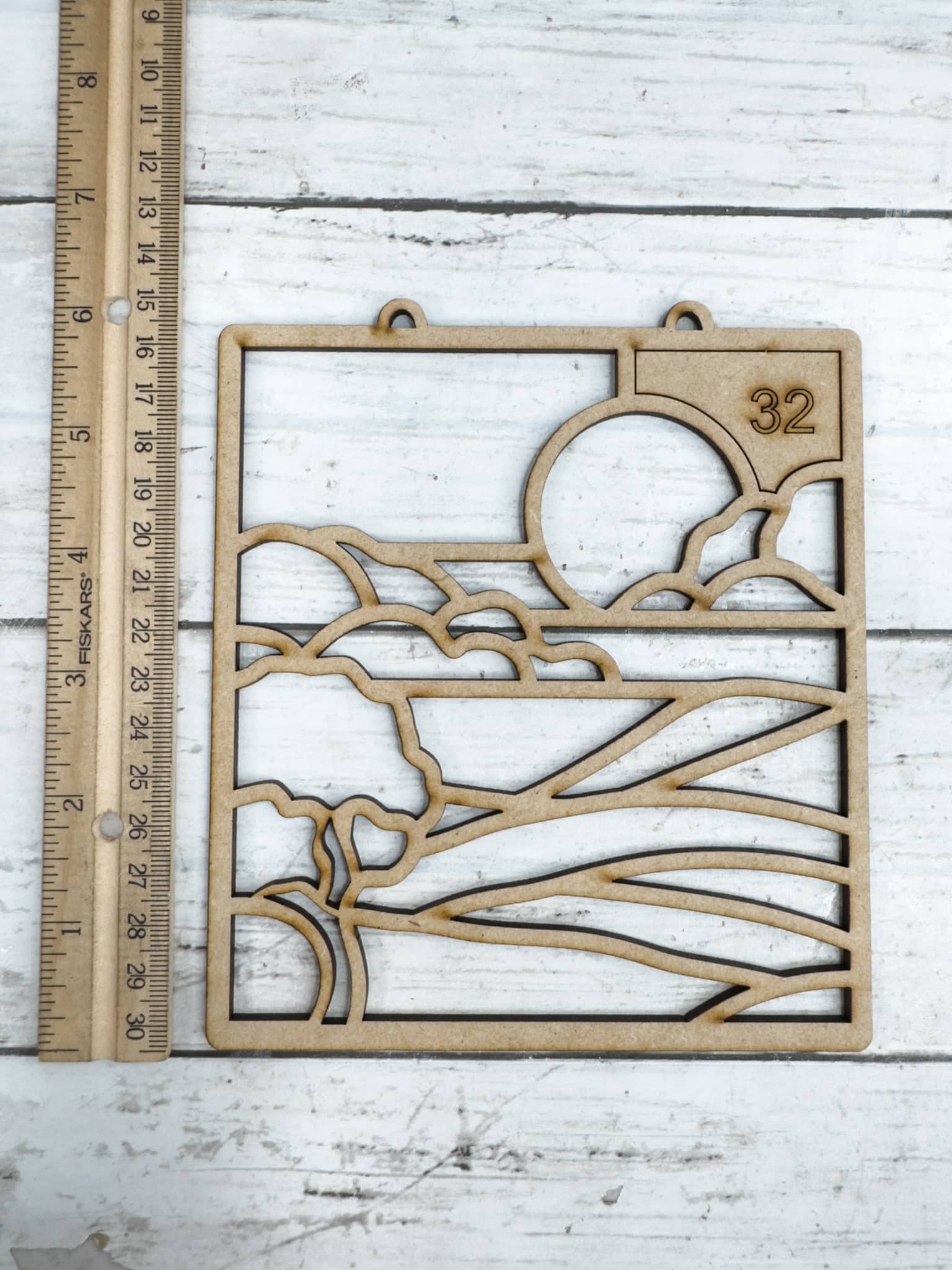 Scenic DIY Suncatcher -Faux Stained Glass Techniques